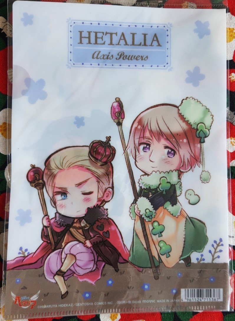 แฟ้ม Size : A5 Hetalia axis powers Mini Clear File (ญี่ปุ่น)