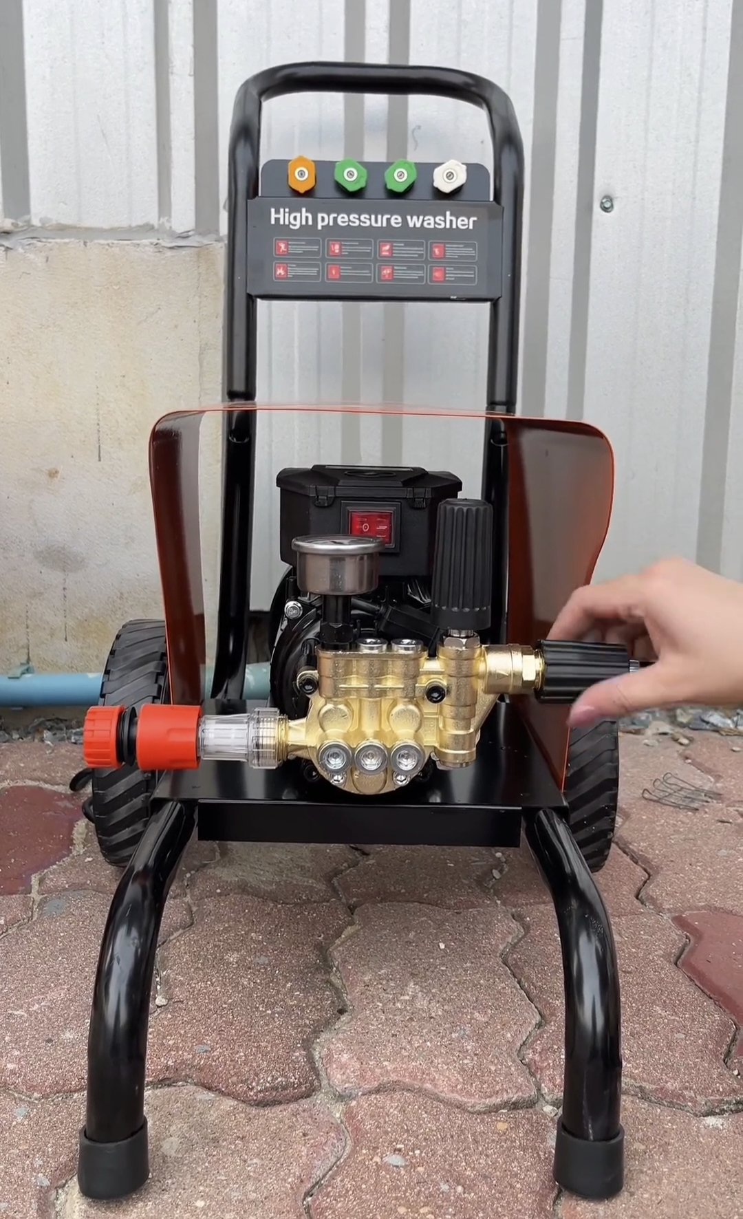 เครื่องฉีดน้ำแรงดันสูงมีล้อ ยี่ห้อ ONSEN รุ่น SUPER-500