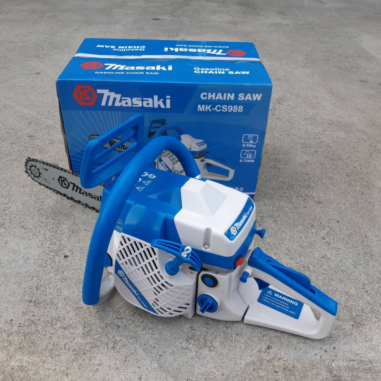 เลื่อยยนต์ MASAKI รุ่น MK-CS988 บาร์ 11.5" ของแท้ 100%