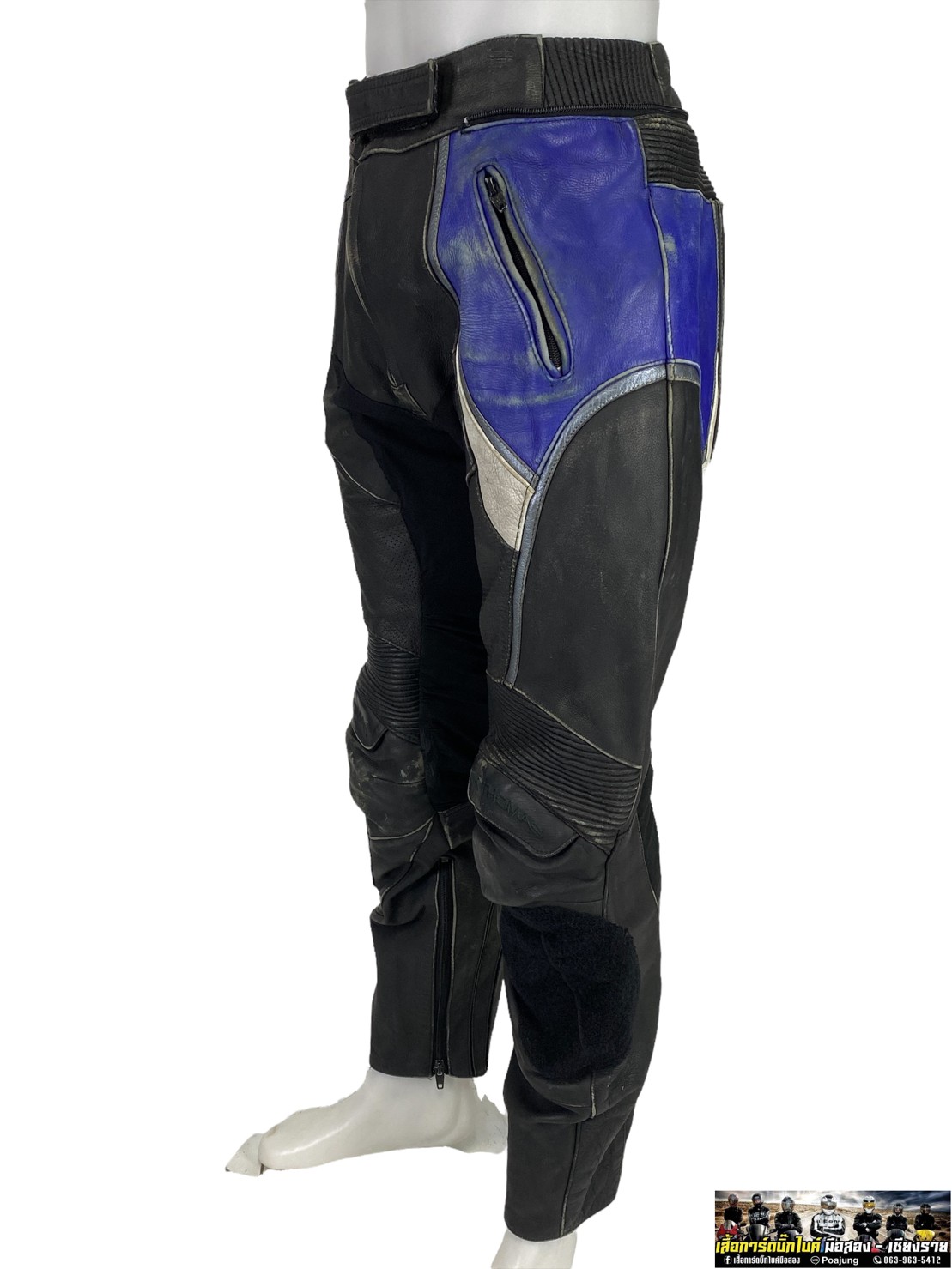 กางเกงขี่มอเตอร์ไซด์ ( มือสอง ) RCTS 016 : เอว 36" ยาว 27" FRANK THOMAS
