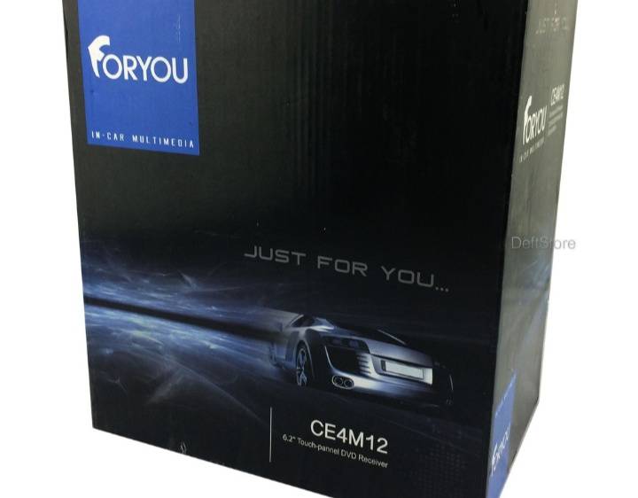เครื่องเล่นติดรถยนต์ 2Din Foryou CE4M12