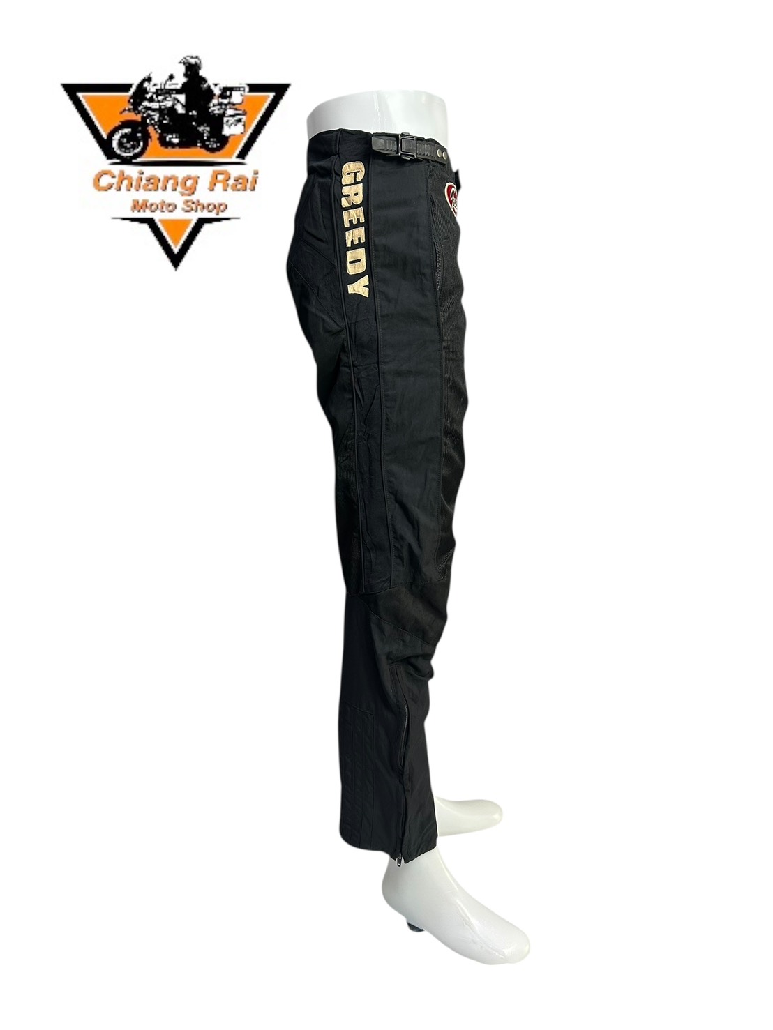 กางเกงขี่มอเตอร์ไซด์ ( มือสอง ) PTCR 300 : เอว 36" ยาว 31" Greedy (ไม่มีการ์ด)