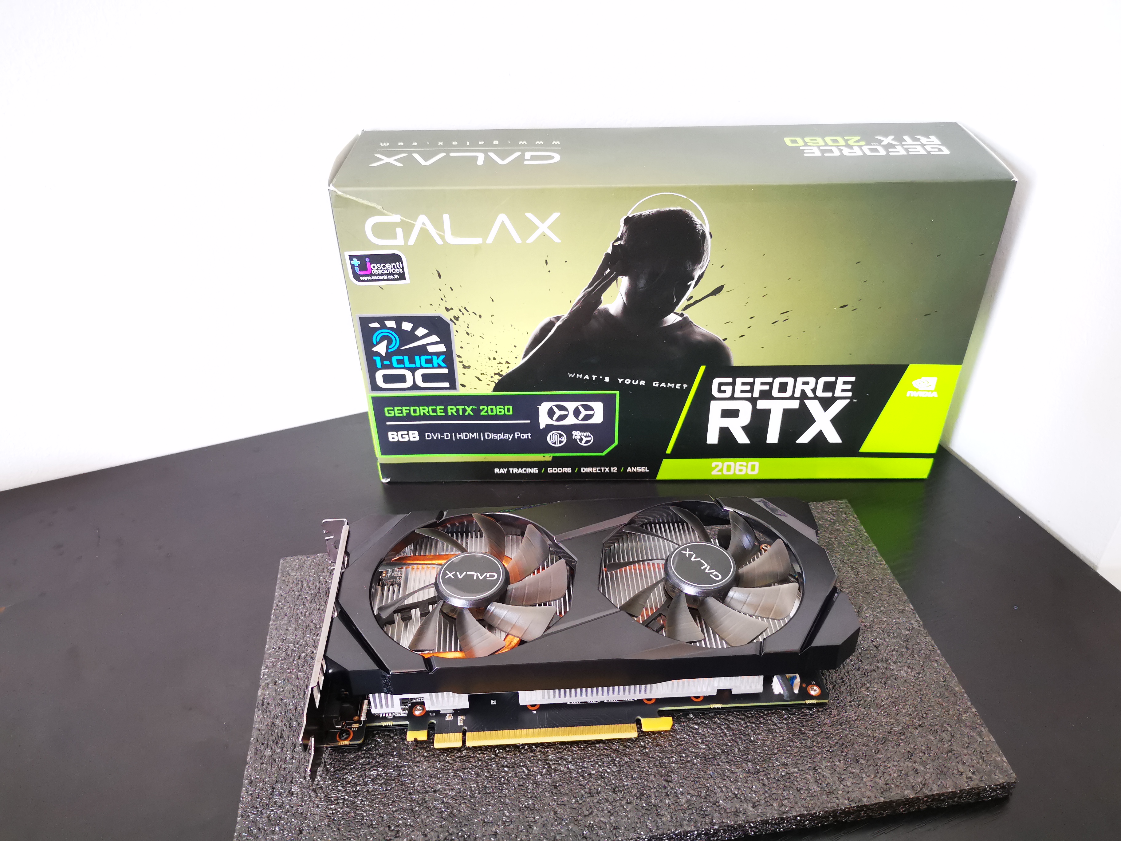 Galax RTX 2060 6GB GDDR6 (1-CLICK OC)