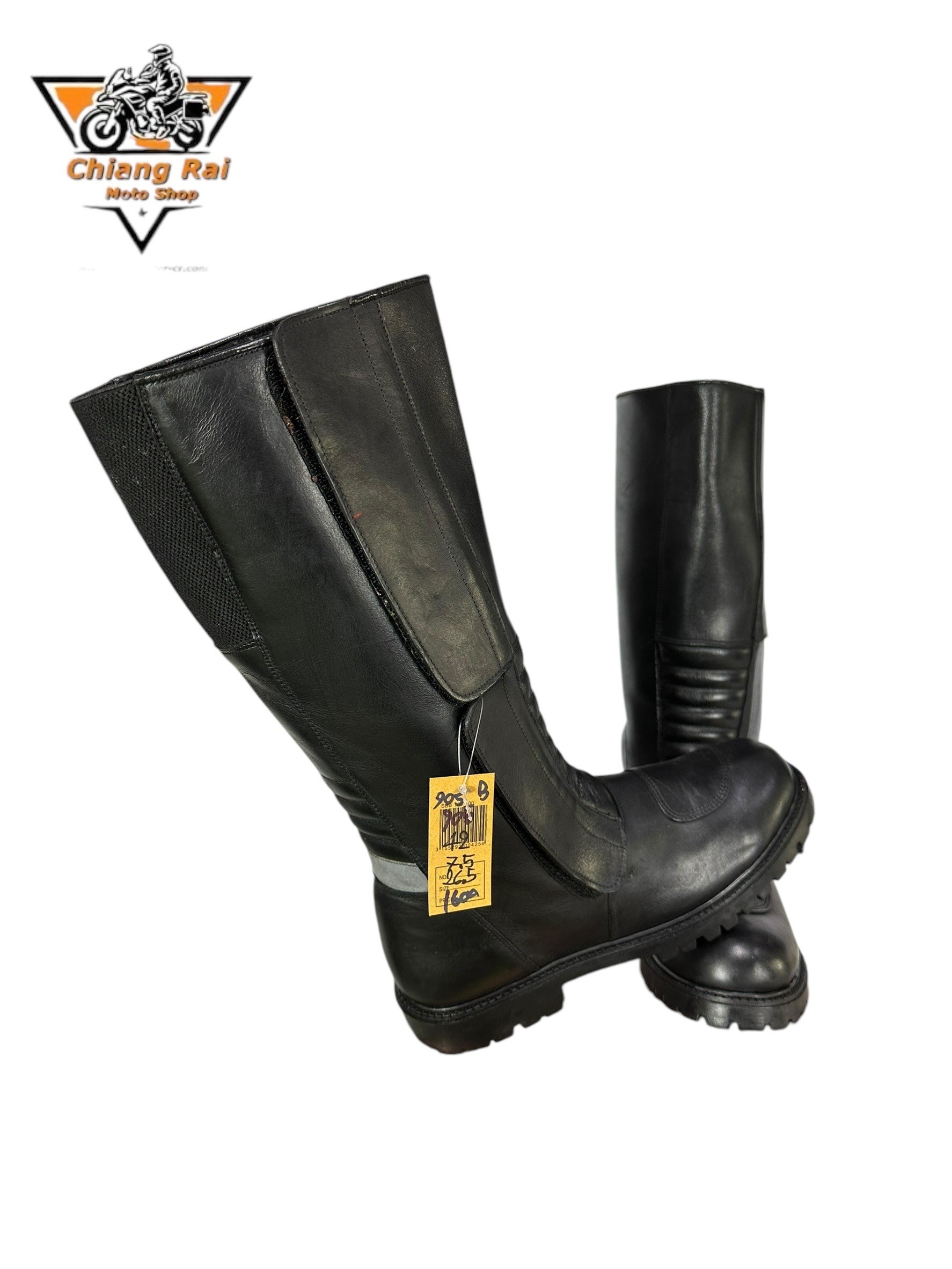 รองเท้าขี่มอเตอร์ไซด์( มือสอง) RCBS-905 Size ขนาดจากป้าย 42:EUR / 7.5:UK / 26.5:Cm.(NOBRAND)