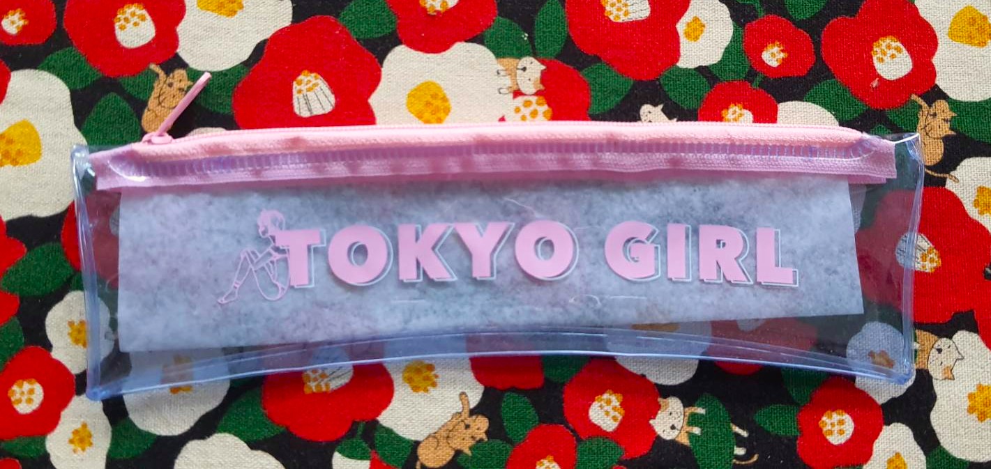TOKYO GIRL Collection กระเป๋า ใส่เครื่องเขียน / ใส่ของ / ใส่แปรงสีฟัน พกพา จากญี่ปุ่น Size : 21 x 6 cm