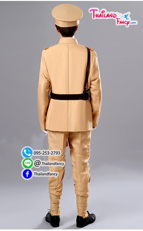 ชุดเช่าแฟนซีผู้ชาย ชุดเช่าทหารญี่ปุ่น ชุดเครื่องแบบทหารโกโบริ ชุดทหารสงครามโลก ชุดเช่านายทหารญี่ปุ่นสีกากีรุ่นกางเกงเดฟ