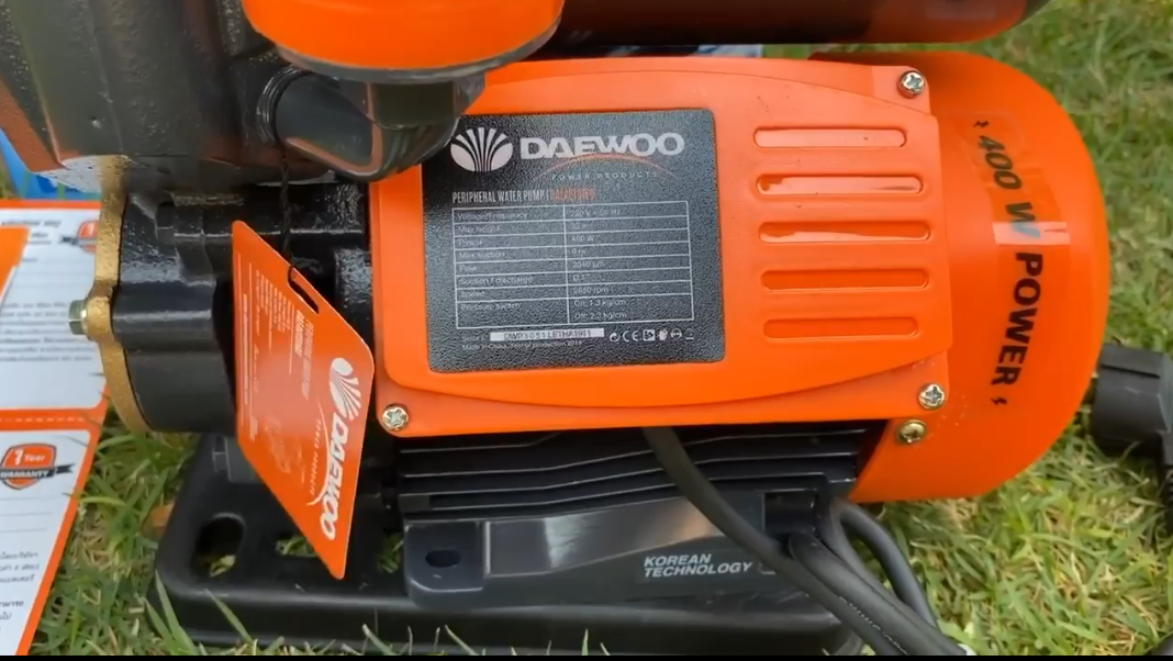 ปั๊มน้ำอัตโนมัติ Daewoo รุ่น DAEAUTO160