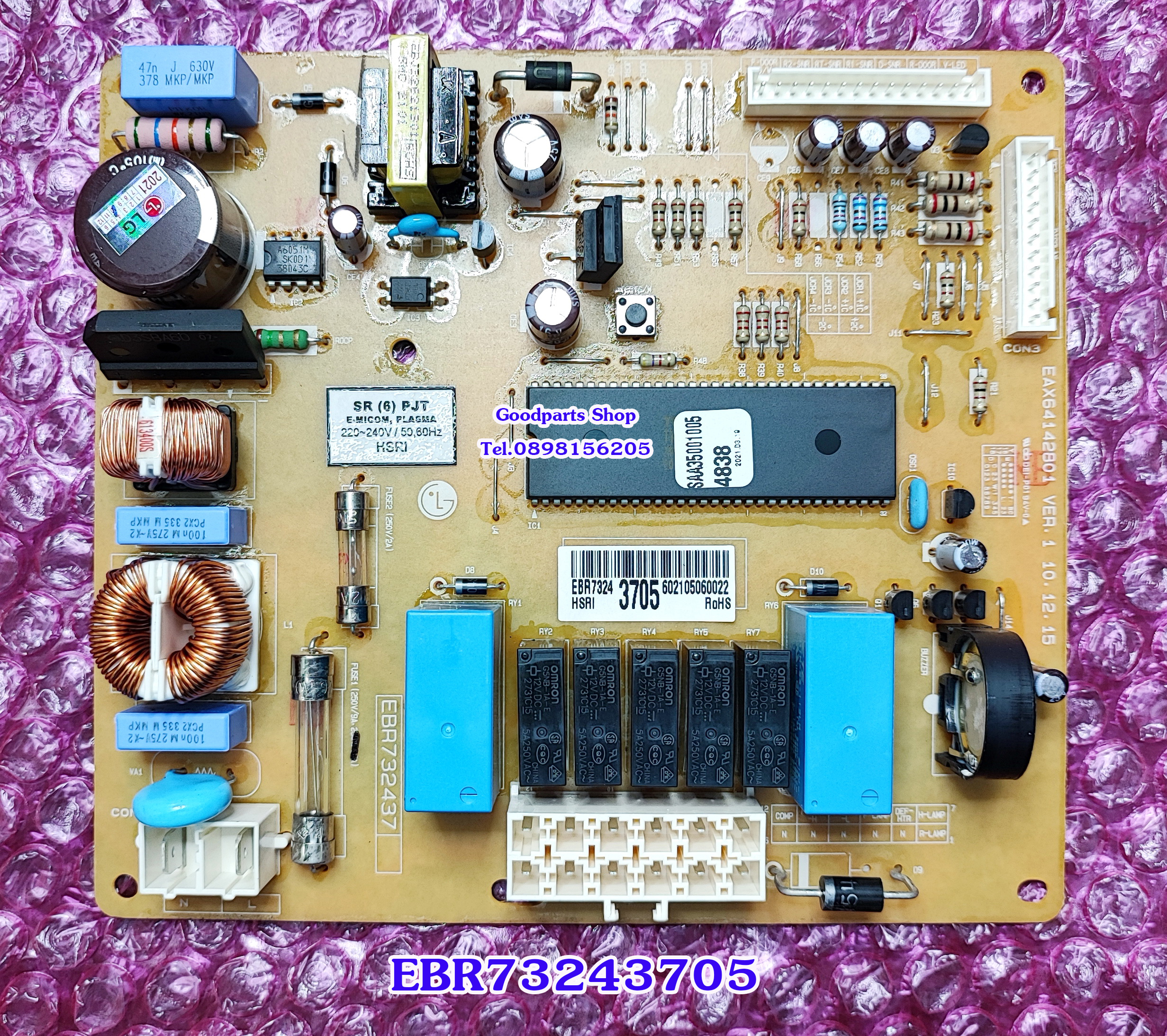 EBR73243705 เมนบอร์ด LG แทน EBR59506206 ใช้กับรุ่น GN-M492CLN,GN-M492CLN,GN-M492CPC