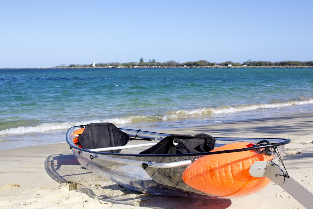 เรือคายัคใส : ไม่มีบาร์กันโคลง