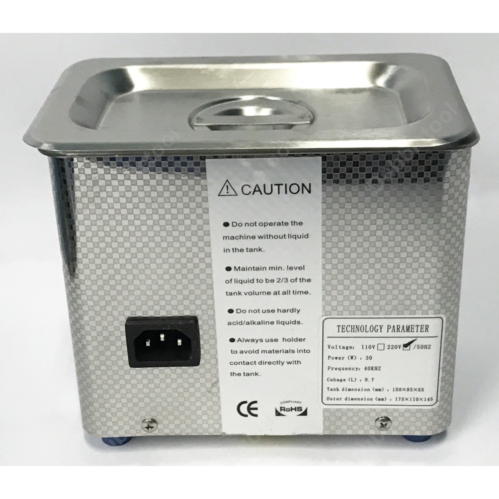 หม้อตื๊ดทำความสะอาด เครื่องประดับ นาฬิกา แว่นตา ด้วยระบบ Ultrasonic รุ่น DSA30 ขนาด 0.7ลิตร
