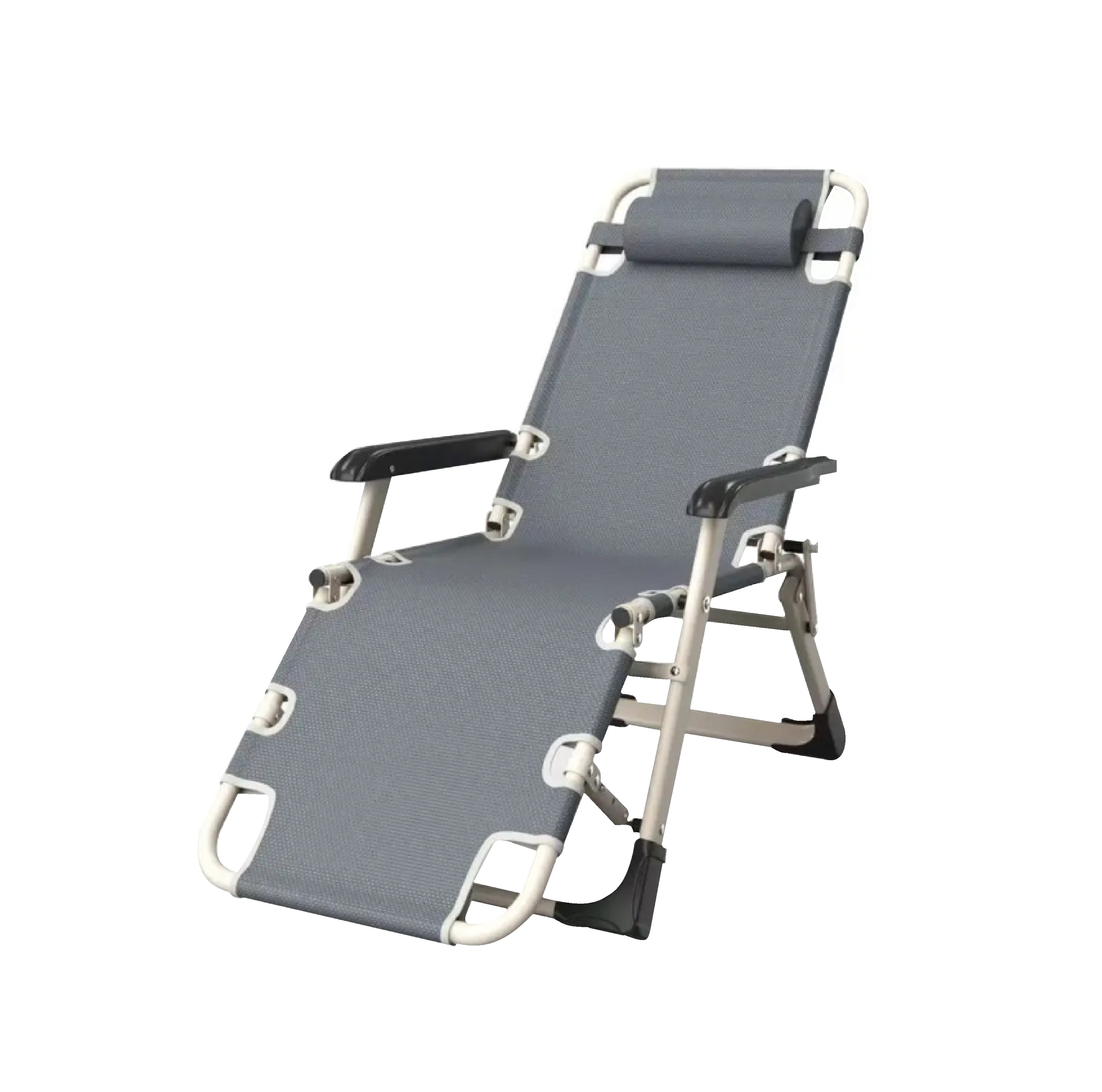 PULITO เก้าอี้พักผ่อนปรับนอนได้ รุ่น GUERY ขนาด 60x176x28 ซม. สีเทา