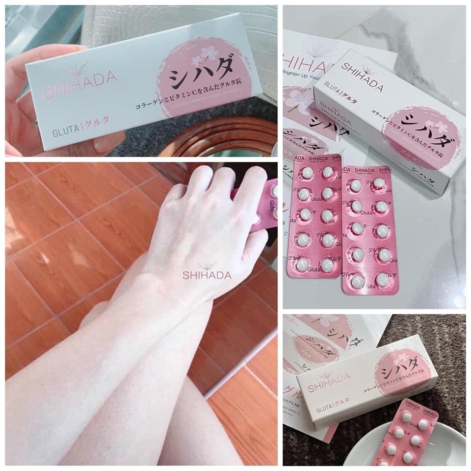 Shihada Gluta 50 เม็ด + Jacenta 60 เม็ด Set คู่ Promotion สุดคุ้ม