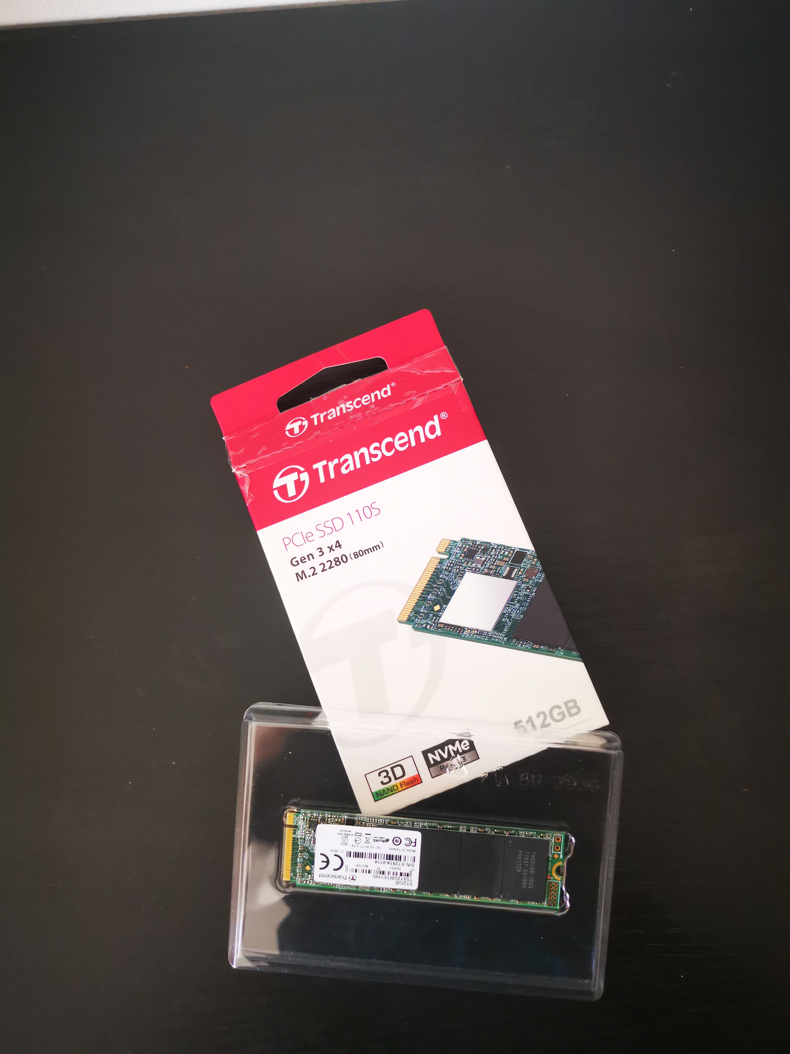 SSD PCIe/NVMe M.2 Transcend 110S 512GB