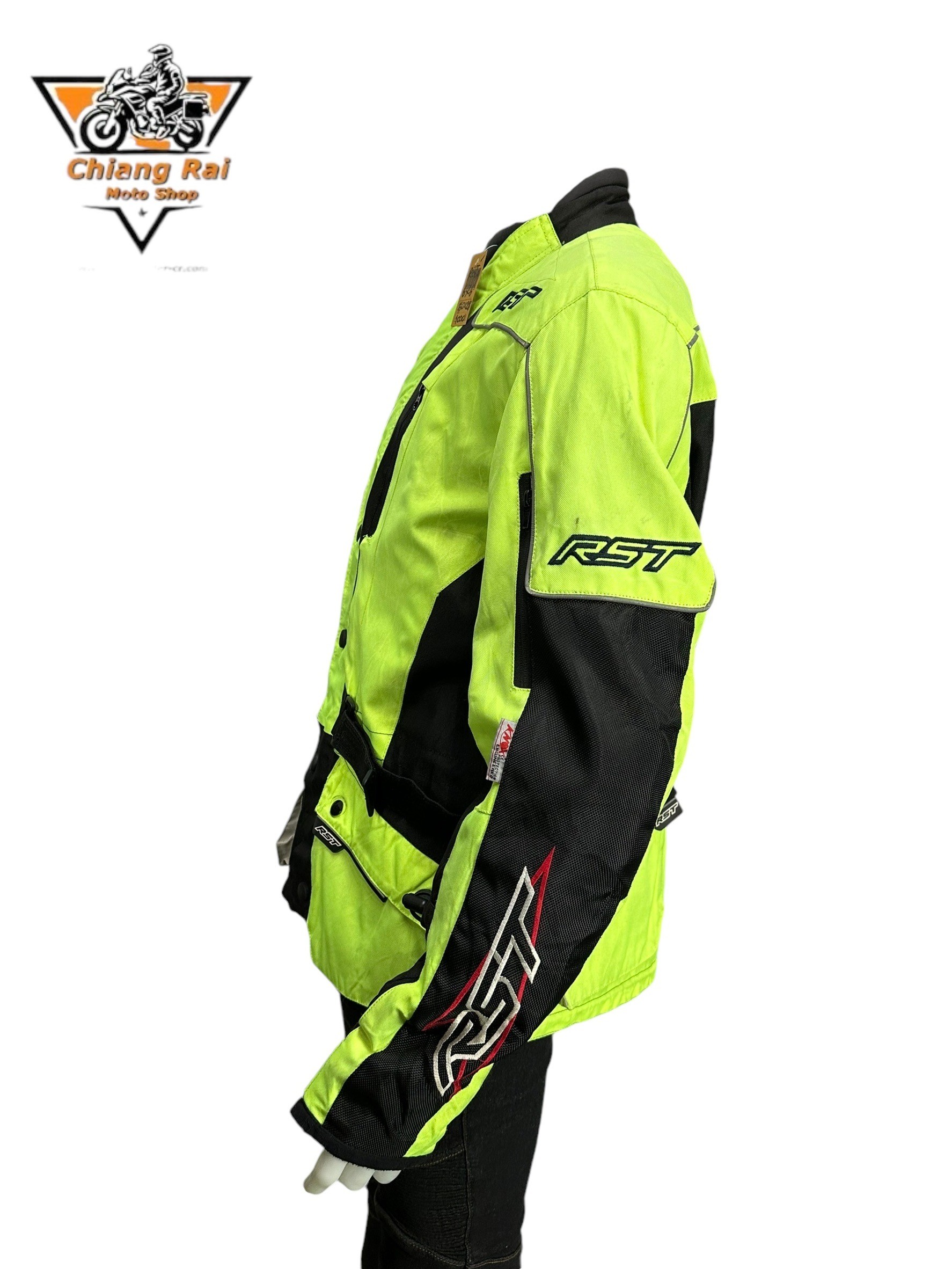 เสื้อขี่มอเตอร์ไซด์( มือสอง) RCTA 676 อก 50" ยาว 28"(XL) **RST**