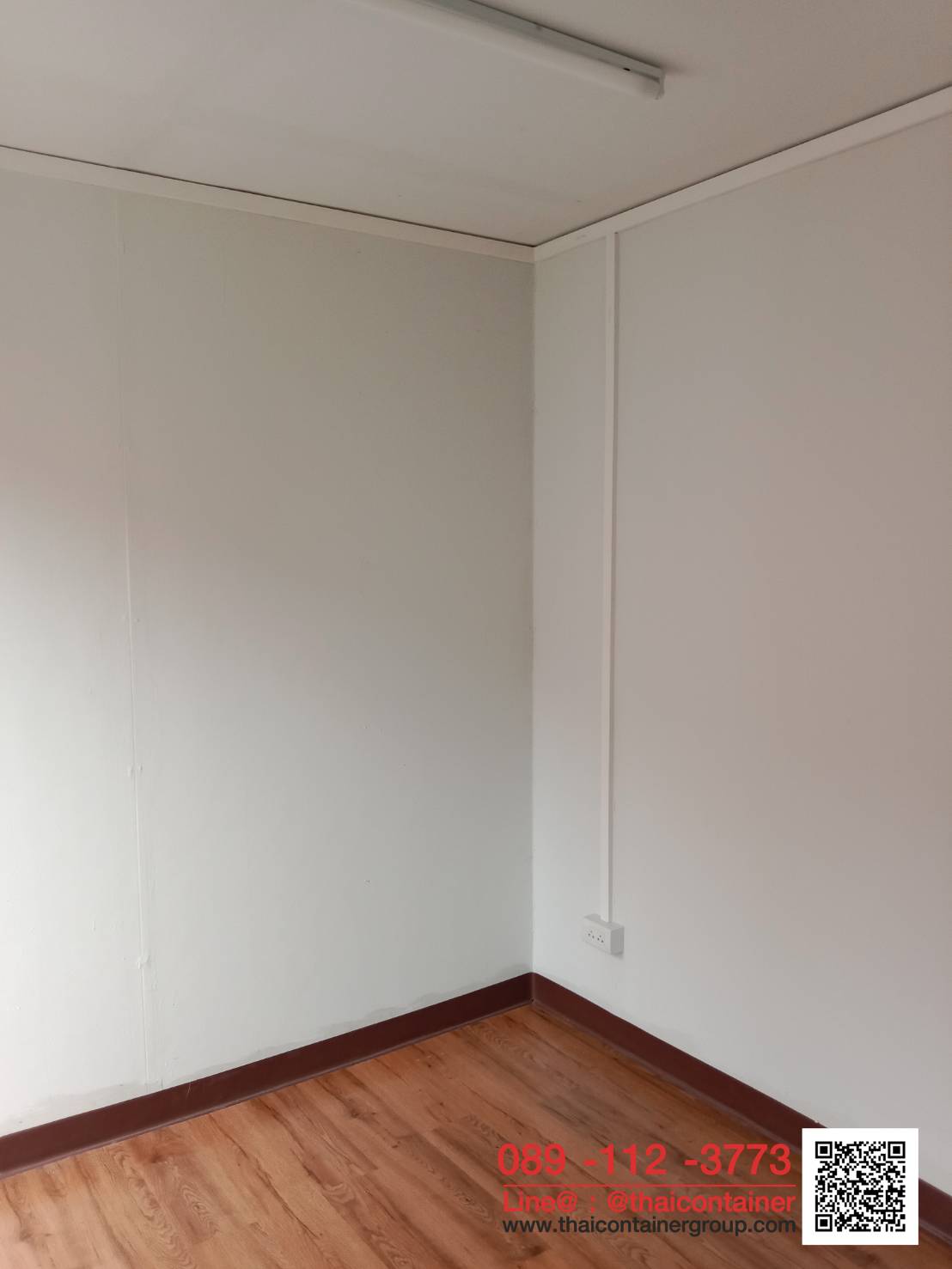 ตู้คอนเทนเนอร์ เหล็กแท้ เกรดส่งออก สำนักงานกั้น 2 ห้อง