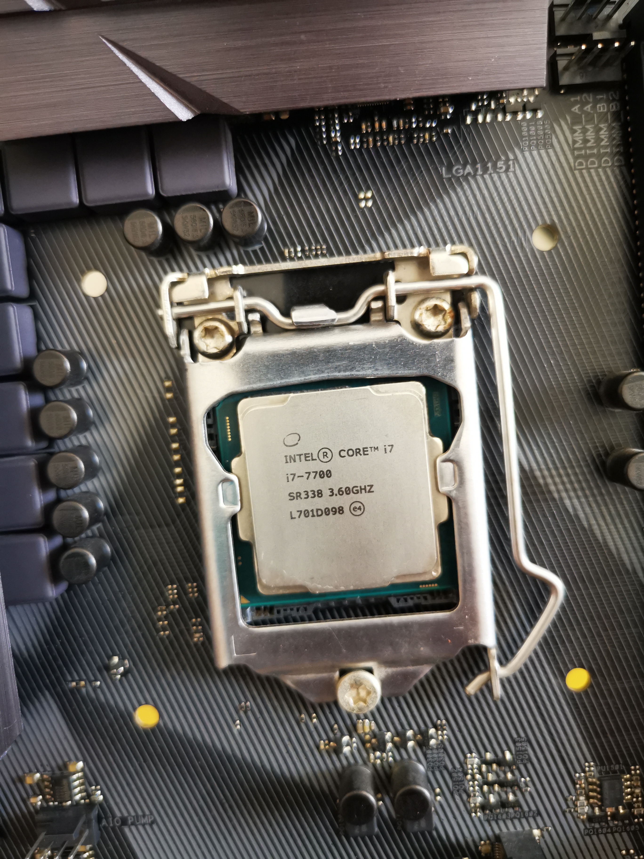 CPU i7 7700