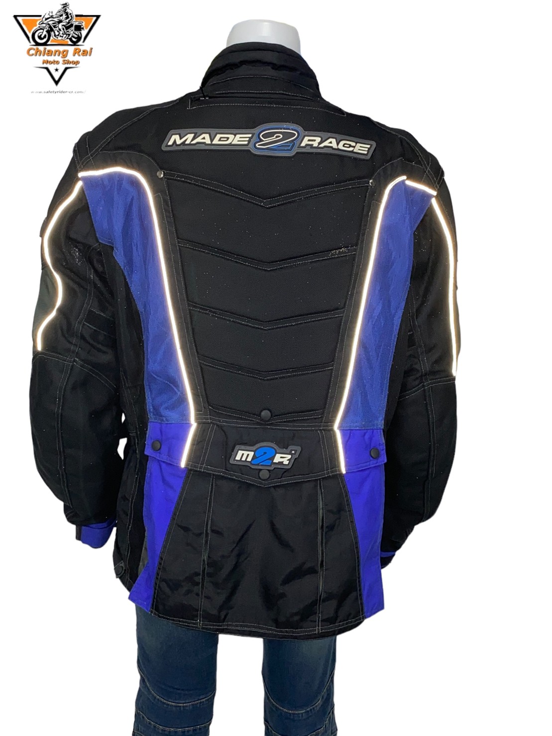 เสื้อขี่มอเตอร์ไซด์( มือสอง) RCTA 343 อก 50 " ยาว 29"(XL) ยี่ห้อ**M2R**