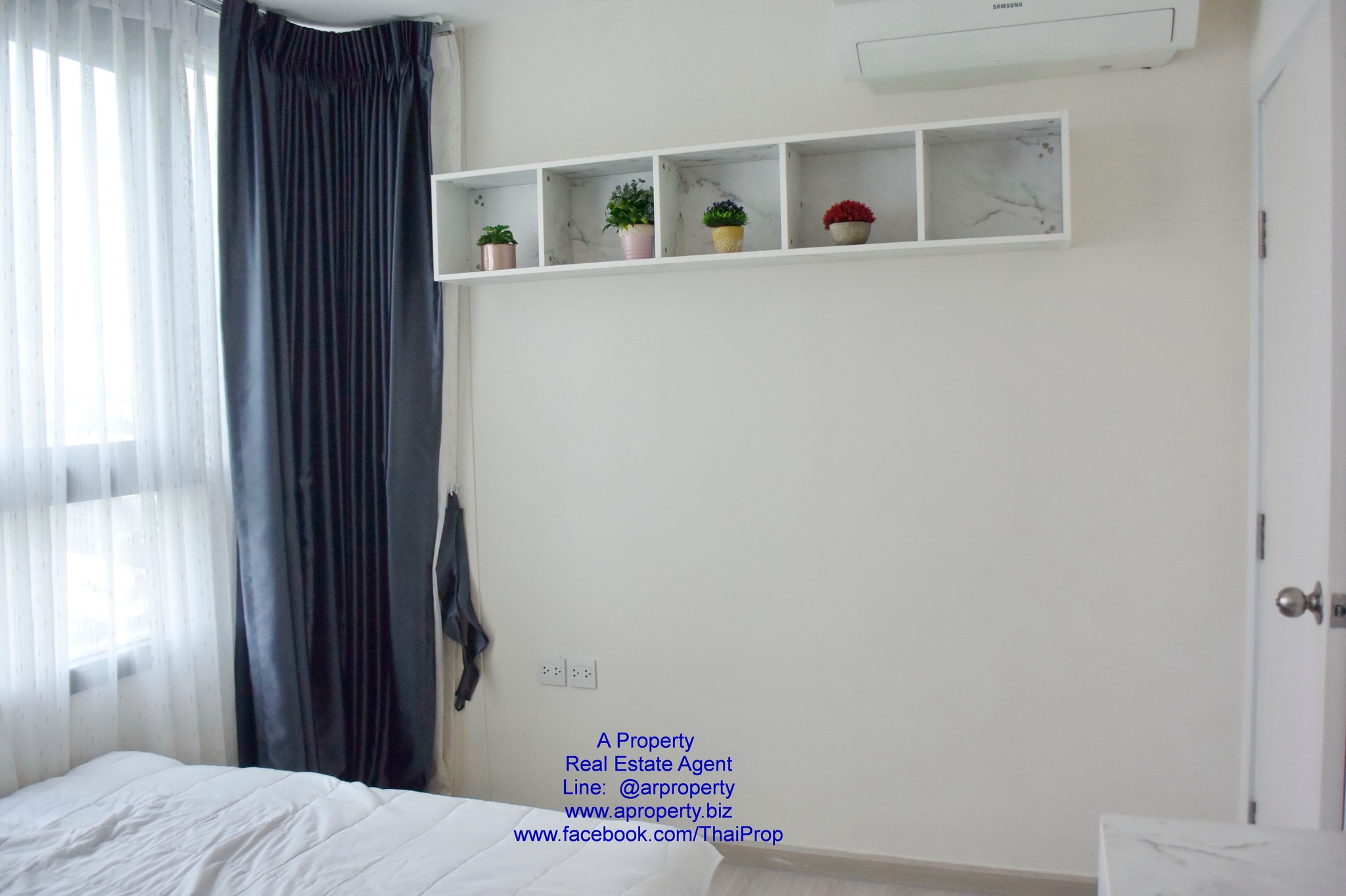 ให้เช่า Skyline รัตนาธิเบศร์ ห้องมุม ใหม่ มีเครื่องซักผ้าเดอนไปรถไฟฟ้าได้