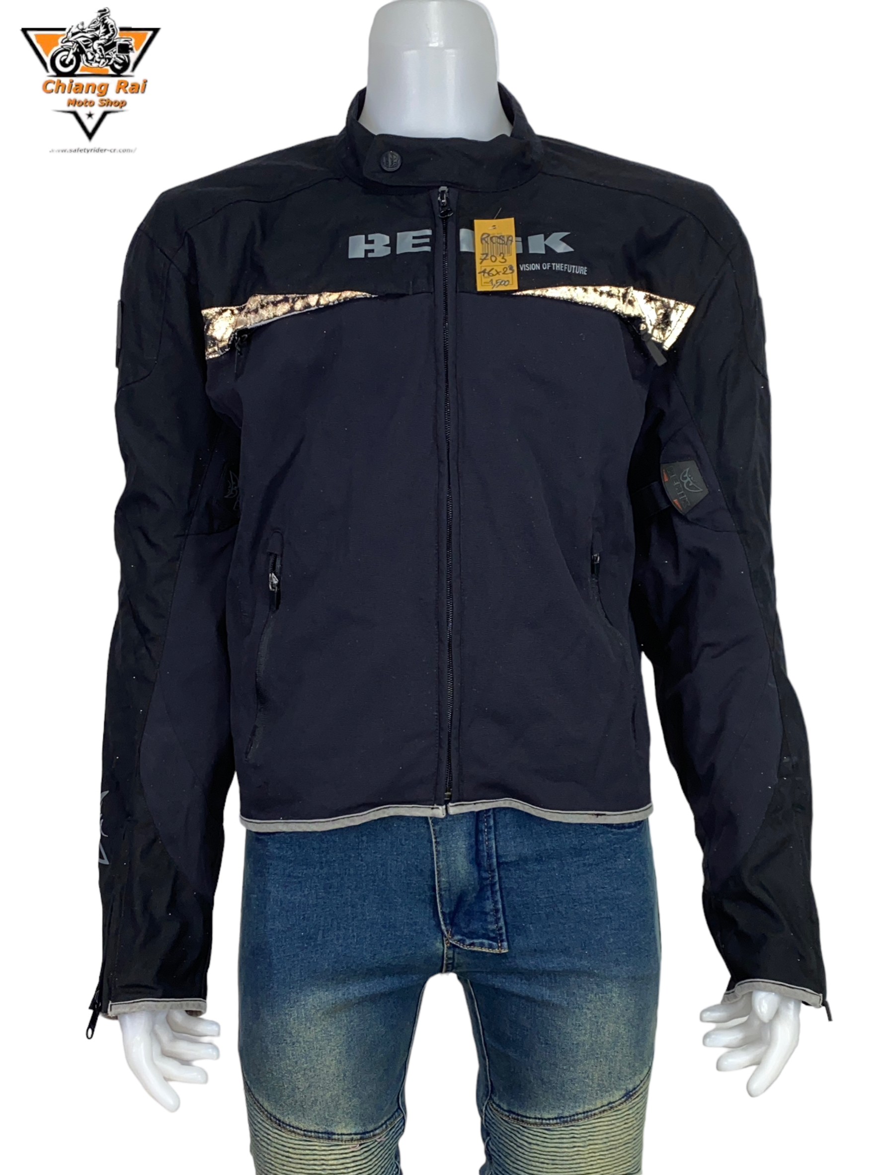 เสื้อขี่มอเตอร์ไซด์( มือสอง) RCSA 703: อก 46" ยาว 23" (L)**BERIK**