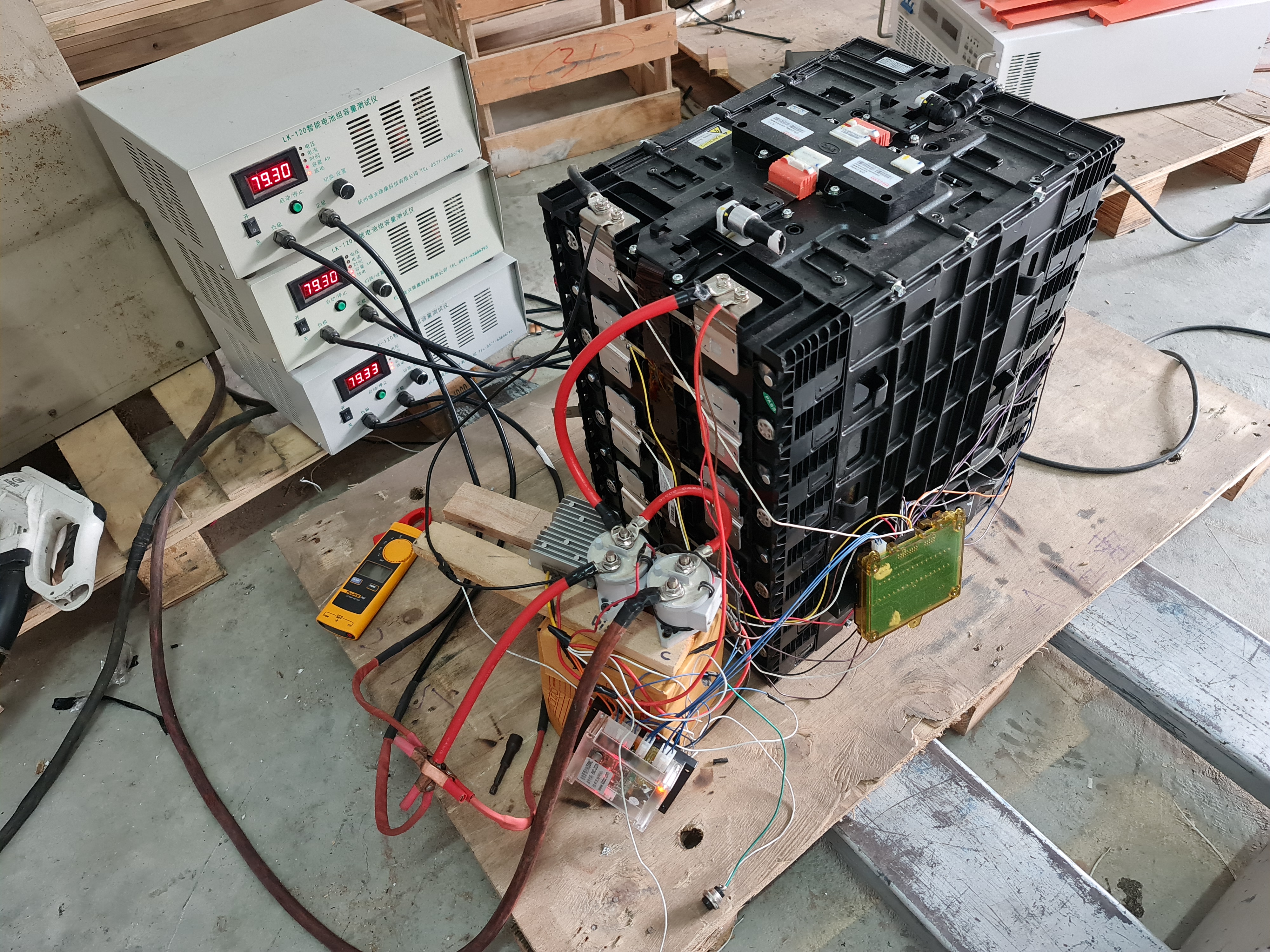 แบตเตอรี่ลิเธียมสำหรับรถโฟลค์คลิฟท์ไฟฟ้า 48v 540Ah ทำจากแบต BYD