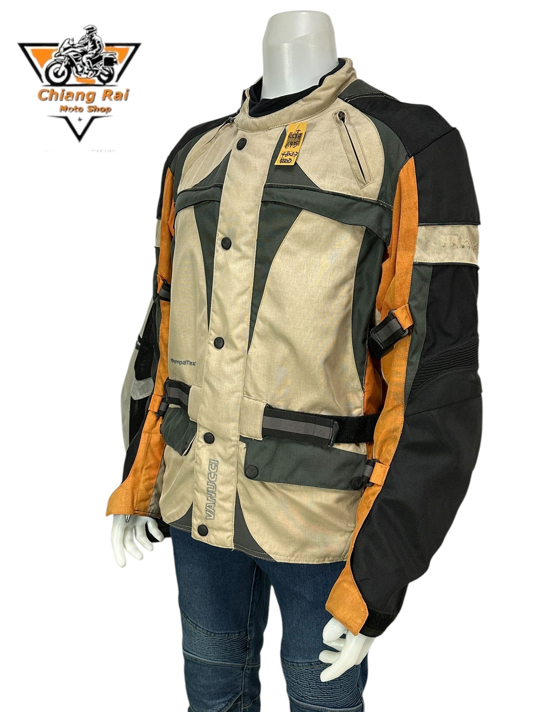 เสื้อขี่มอเตอร์ไซด์( มือสอง) RCTA 698 อก 48" ยาว 27 (L) **VANUCC**