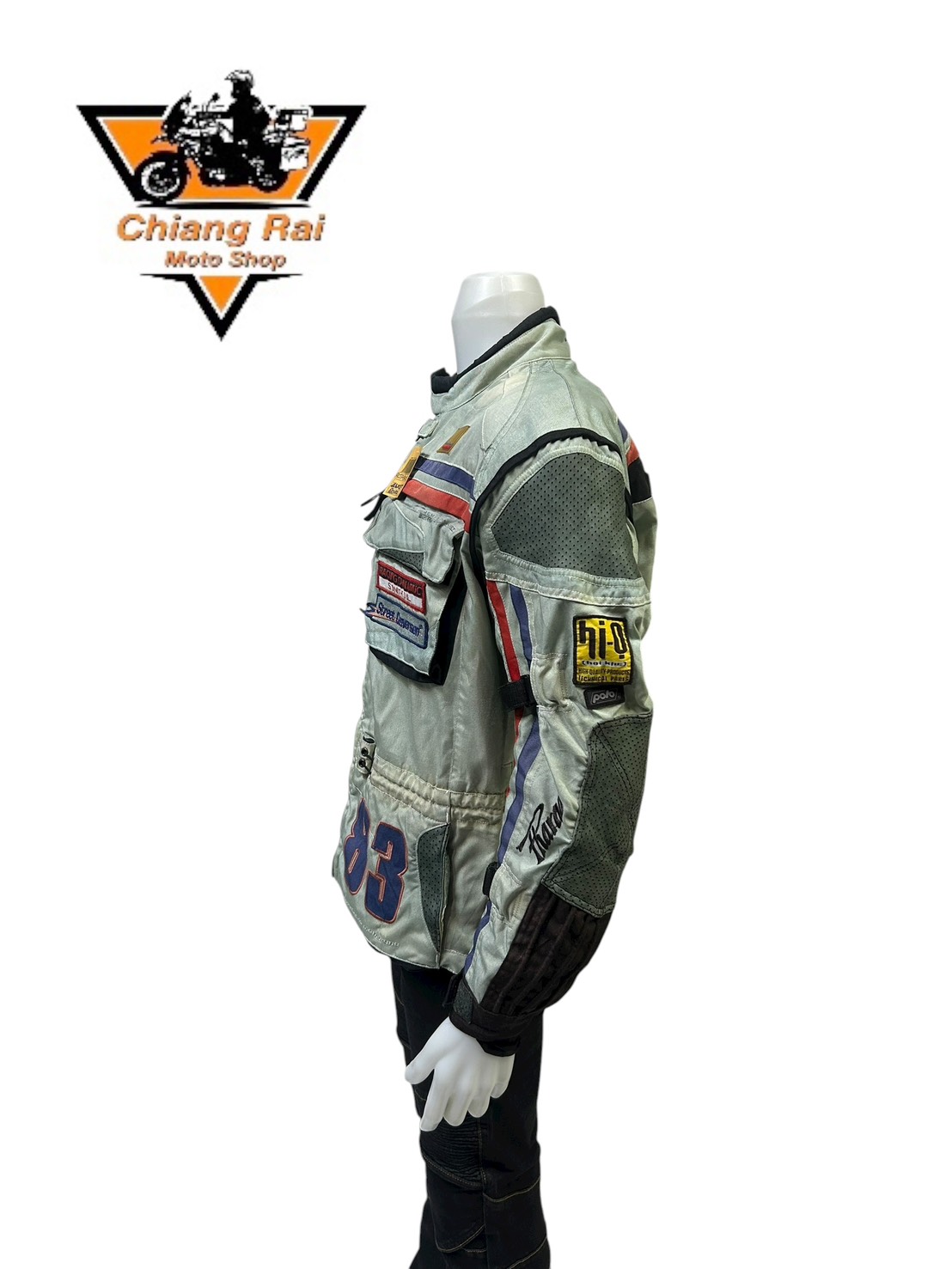 เสื้อขี่มอเตอร์ไซด์( มือสอง) RCTA 802 อก 46" ยาว 27 (L) **POLO**