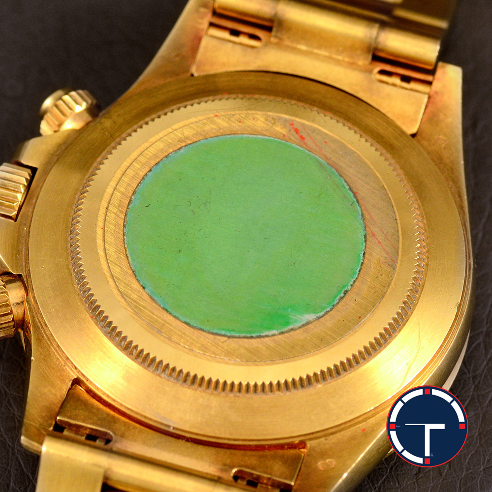**SOLD**Rolex Cosmograph Daytona Ref.16528 Zenith Movement หน้าปัดสีดำ ตัวเรือนทองคำ สายแท้ทองคำ18k ปี1993 Automatic ขนาด 40 mm