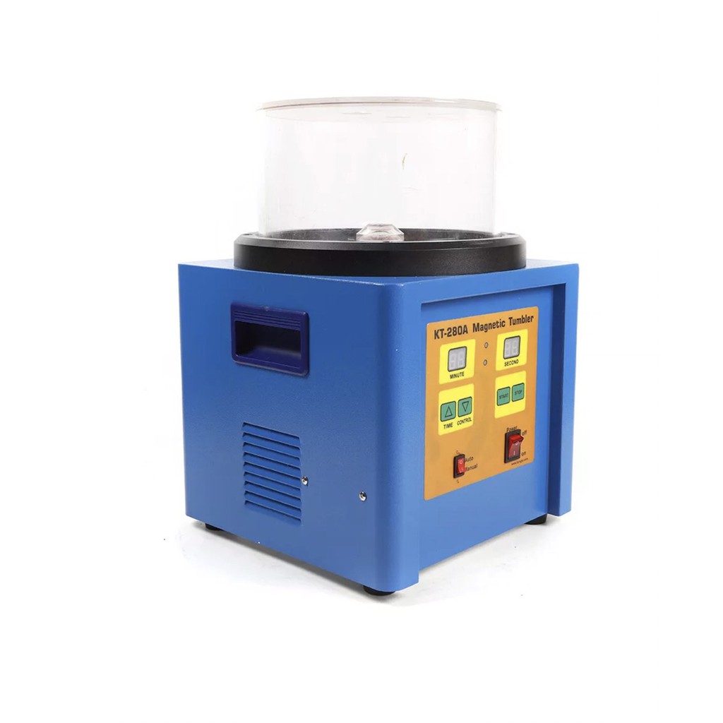 เครื่องร่อนเข็มแม่เหล็ก Magnetic Tumbler รุ่น KT-280A ใช้งานรวมเข็มได้สูงสุด 1000 กรัม