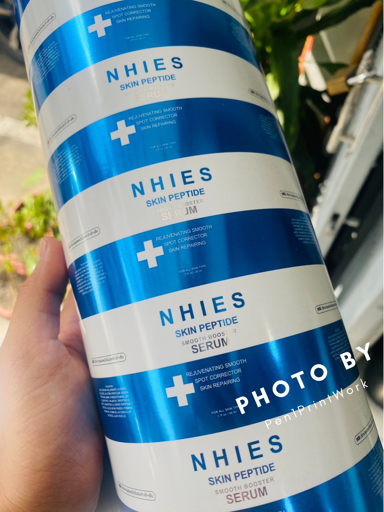 สติ๊กเกอร์ฉลากสินค้าฟอยล์เมทัลลิค