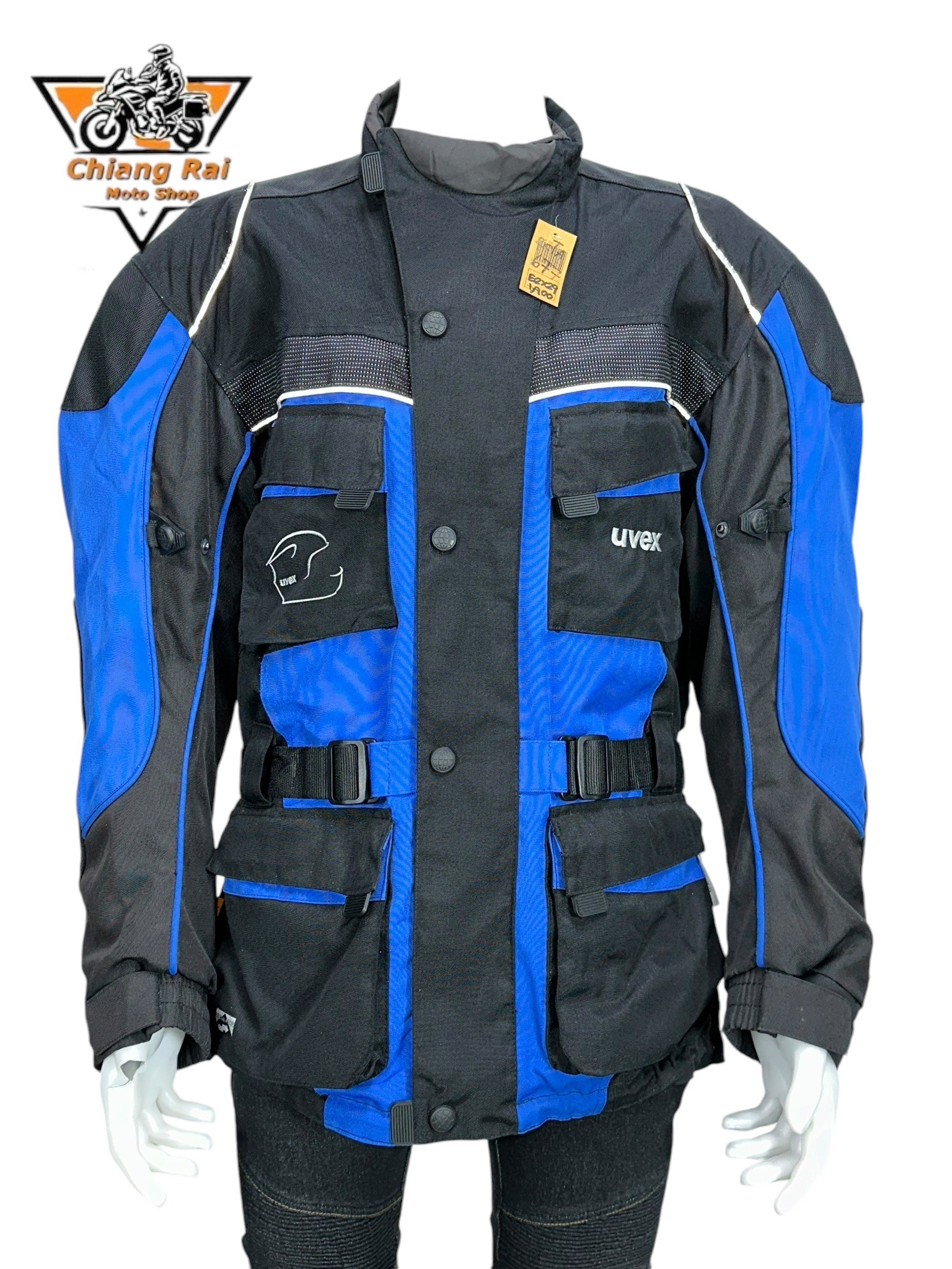 เสื้อขี่มอเตอร์ไซด์( มือสอง) RCTA 677 อก 50-52" ยาว 29"(XL) **uvex**