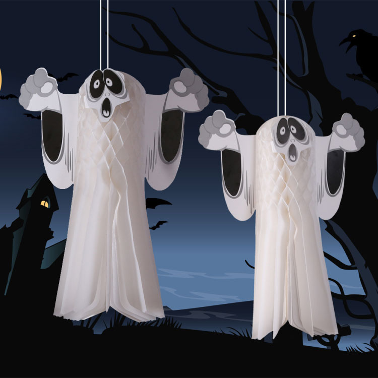 ตุ๊กตาผีกระดาษ สําหรับตกแต่งปาร์ตี้ฮาโลวีน Halloween A