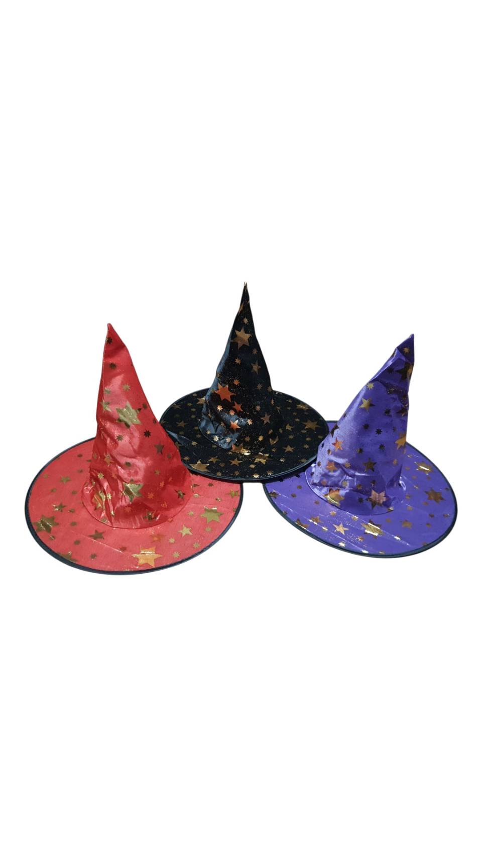 Halloween Witch หมวก แม่มด พ่อมด ปาร์ตี้ ฮาโลวีน จากญี่ปุ่น ฟรีไซส์ใส่ได้ทั้งเด็กและผู้ใหญ่ สีสด เป็นทรงสวย หมวกแม่มด