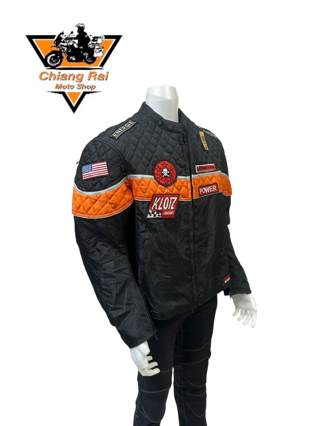 เสื้อขี่มอเตอร์ไซด์( มือสอง) CRSB 071 : อก 52" ยาว 28" (XL) **Strada**