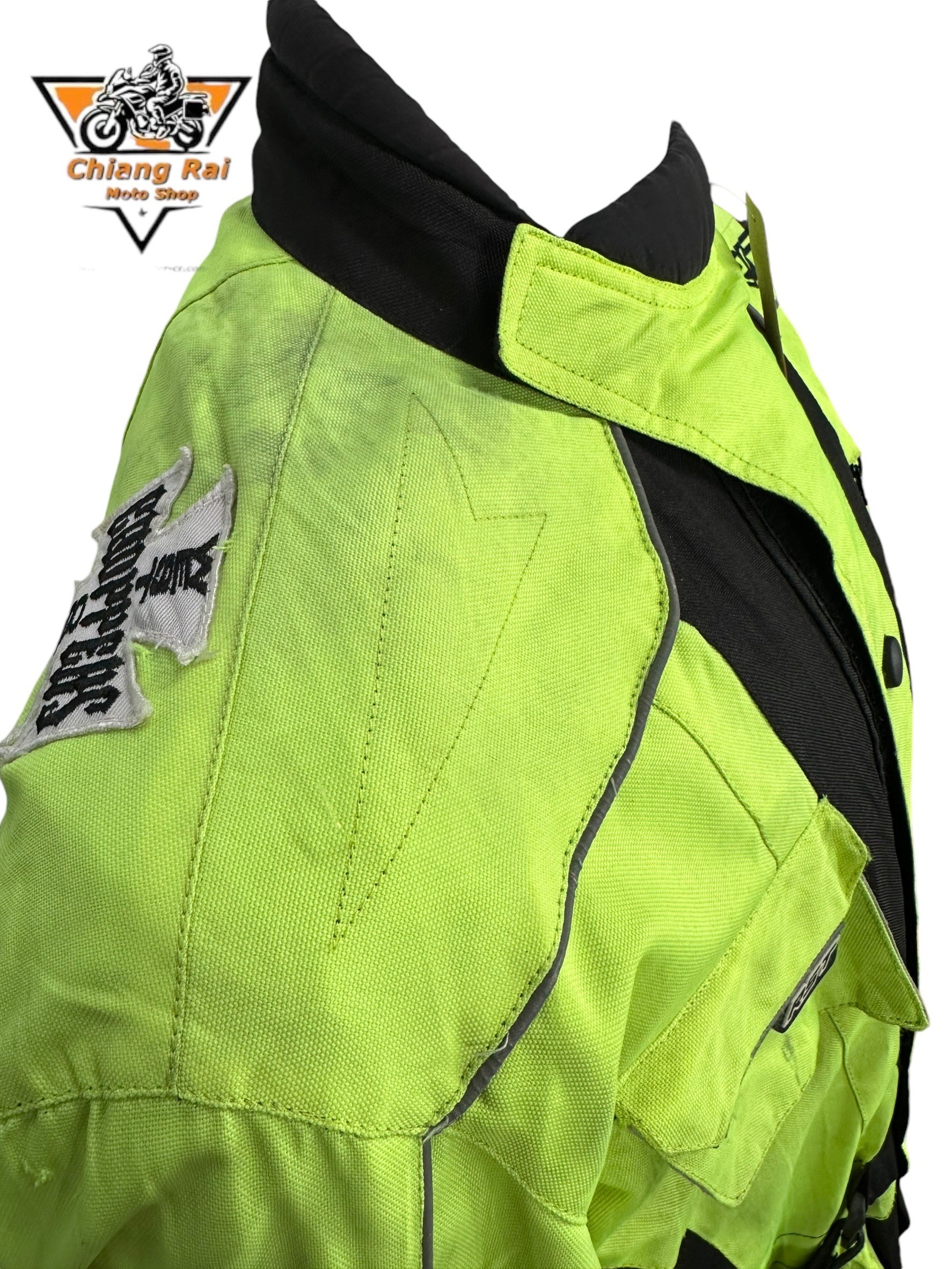 เสื้อขี่มอเตอร์ไซด์( มือสอง) RCTA 676 อก 50" ยาว 28"(XL) **RST**