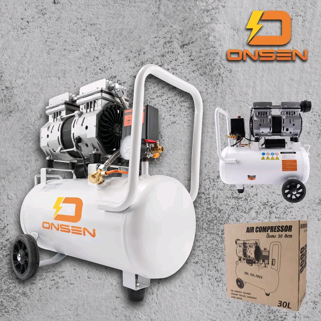 ปั๊มลม ออยฟรี 30 ลิตร ยี่ห้อ Onsen