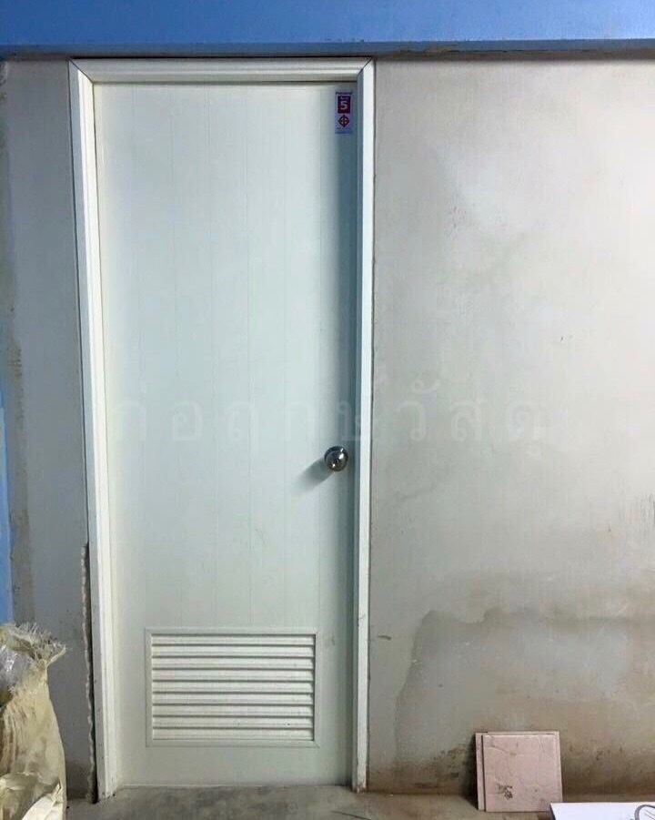 ประตู PVC บานประกอบ P2 แบบช่องลม 1/4
