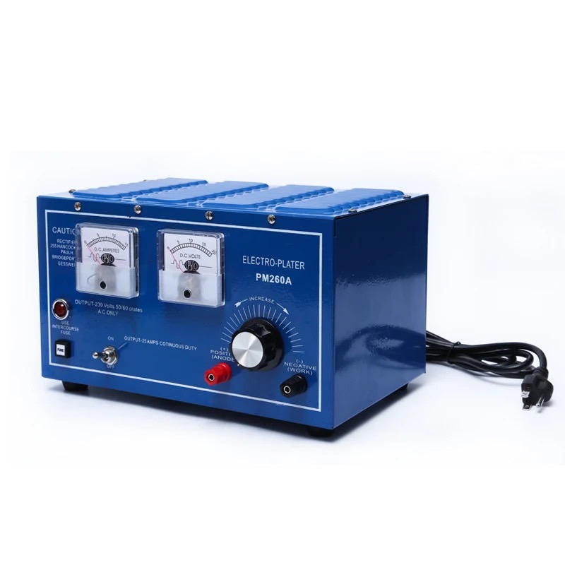 เครื่องชุบไฟฟ้า เครื่องชุบ เครื่องชุบโลหะด้วยไฟฟ้า เครื่องชุบเข็ม 30A/20V เครื่องชุบเงินชุบทอง Electro-plater PM260A 30A/20V