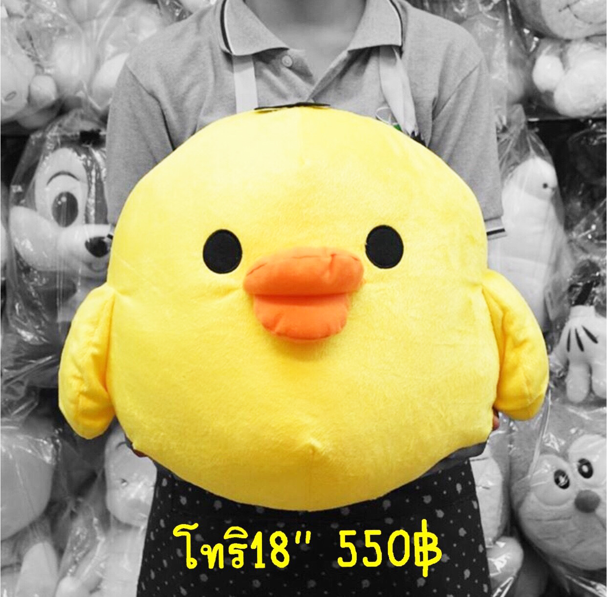 นกสีเหลืองคิโรยโทริ 16cm., 18 inch.
