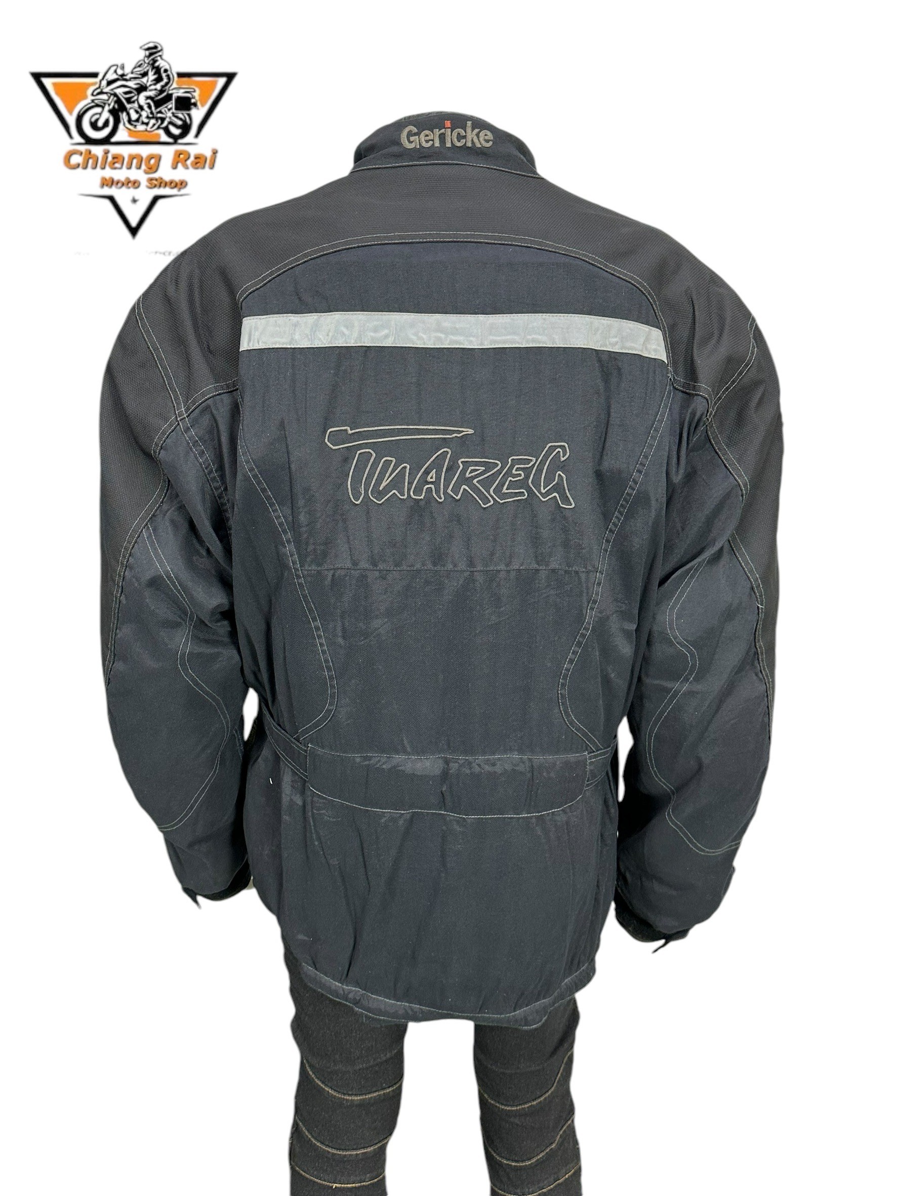 เสื้อขี่มอเตอร์ไซด์( มือสอง) RCTA 673 อก 52" ยาว 28"(XL) **Hein Gerlokev**