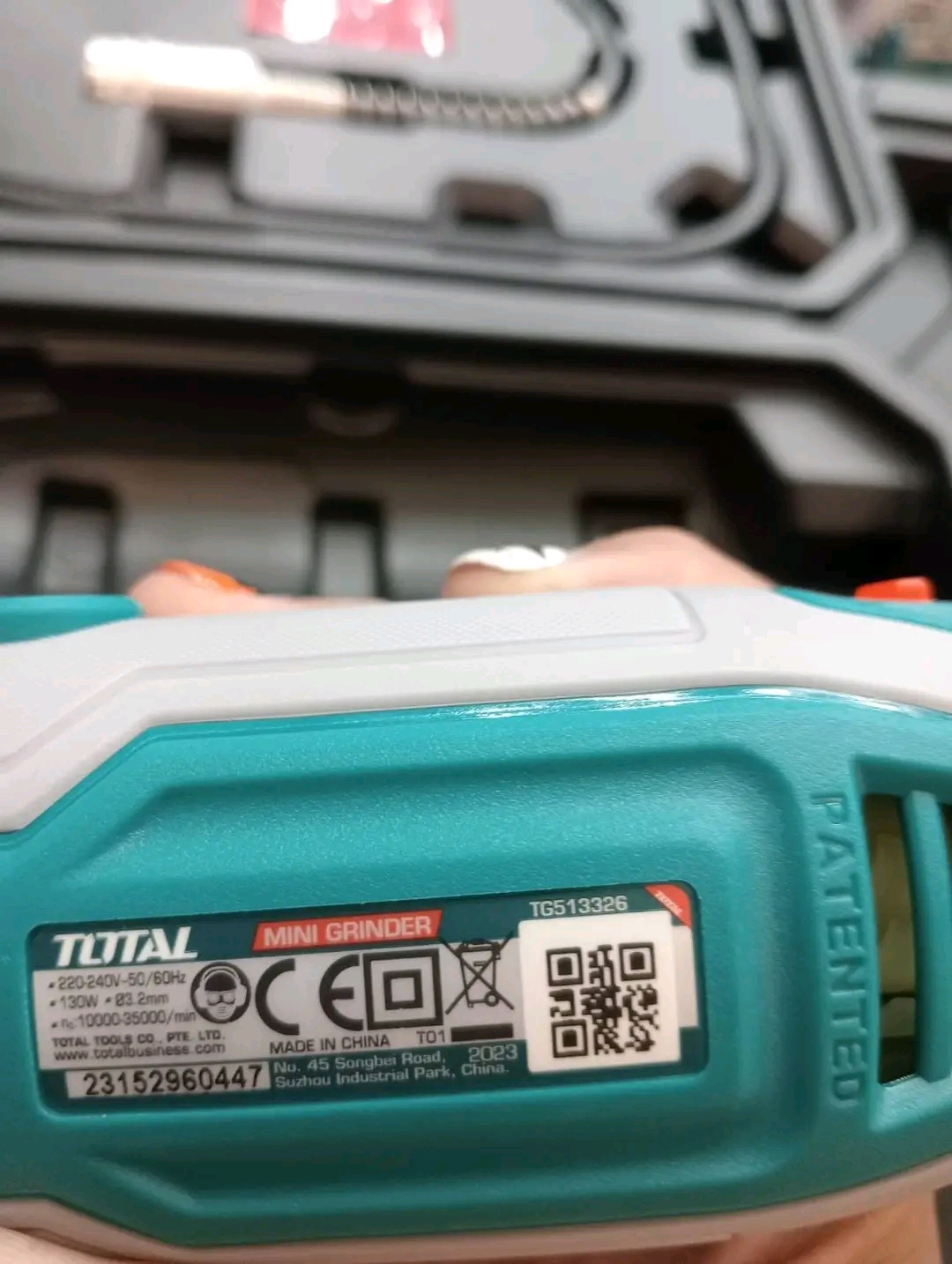 TOTAL ชุดเครื่องเจียรแม่พิมพ์ + สายอ่อน 130W รุ่น TG513326