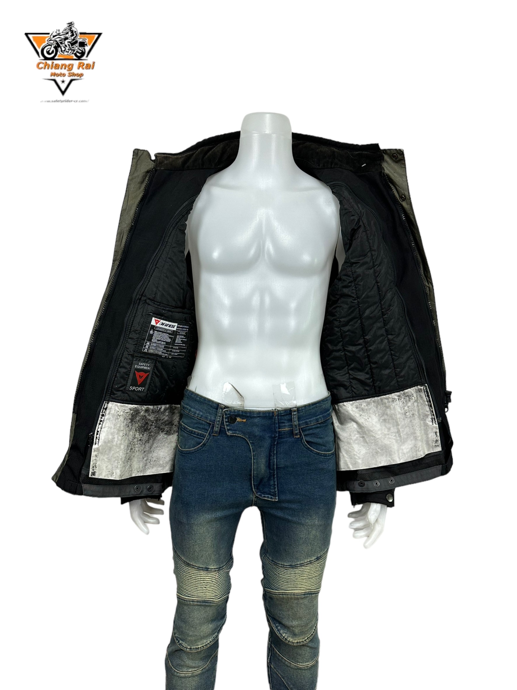 เสื้อขี่มอเตอร์ไซด์( มือสอง) RCTA 514: อก 54" ยาว 28" (2XL) **dainese**