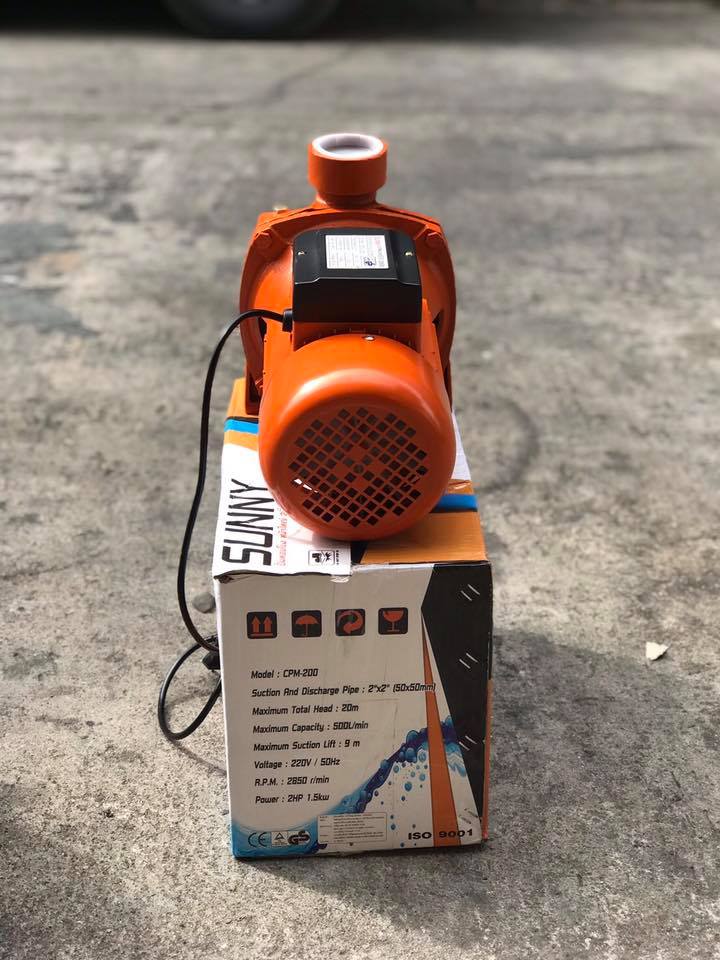 ปั๊มหอยโข่งทรงหน้าใหญ่ มีขนาด 1-2นิ้ว