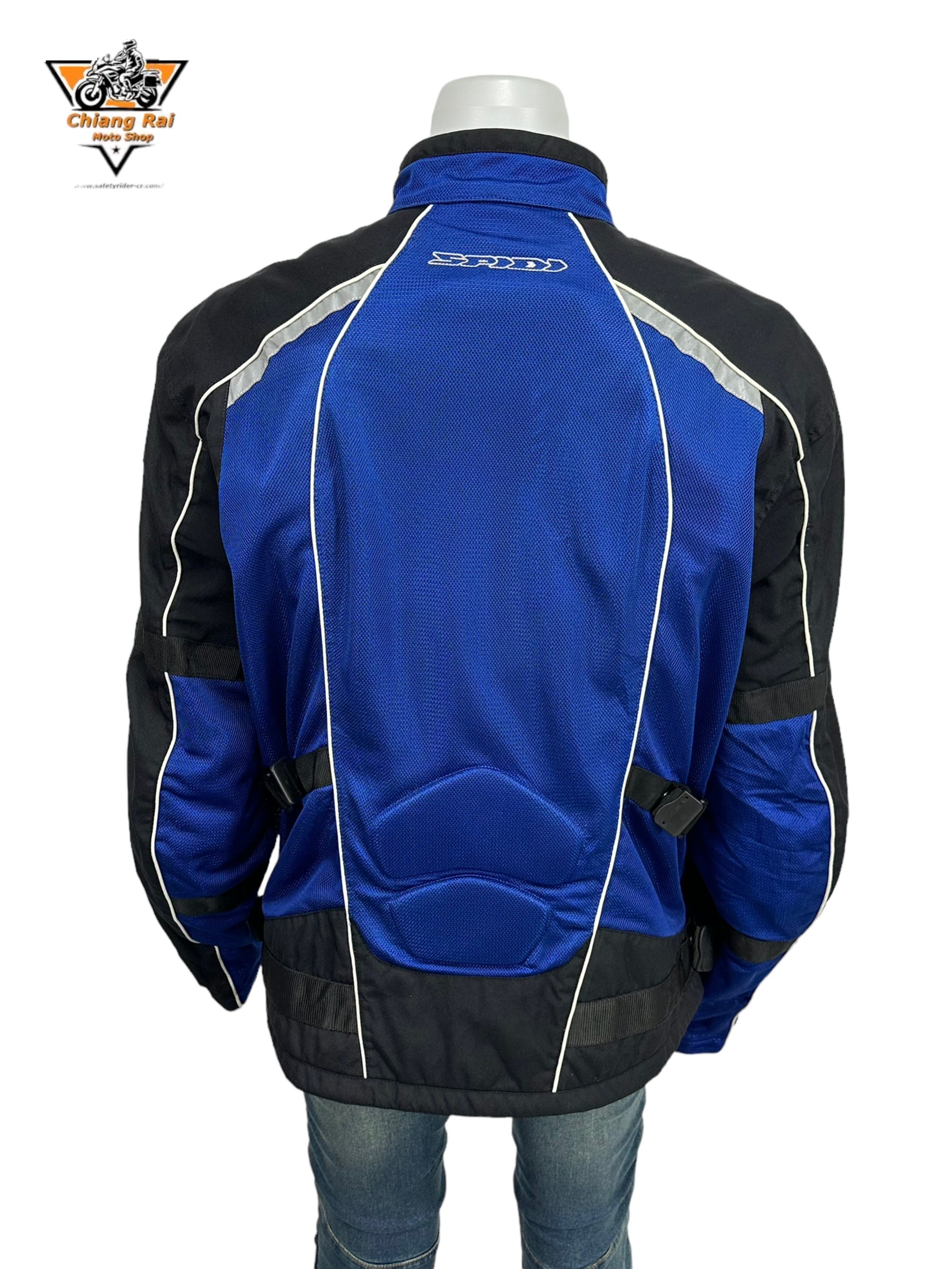 เสื้อขี่มอเตอร์ไซด์( มือสอง) RCSA 802: อก 50" ยาว 26" (XL) **SPIDI**
