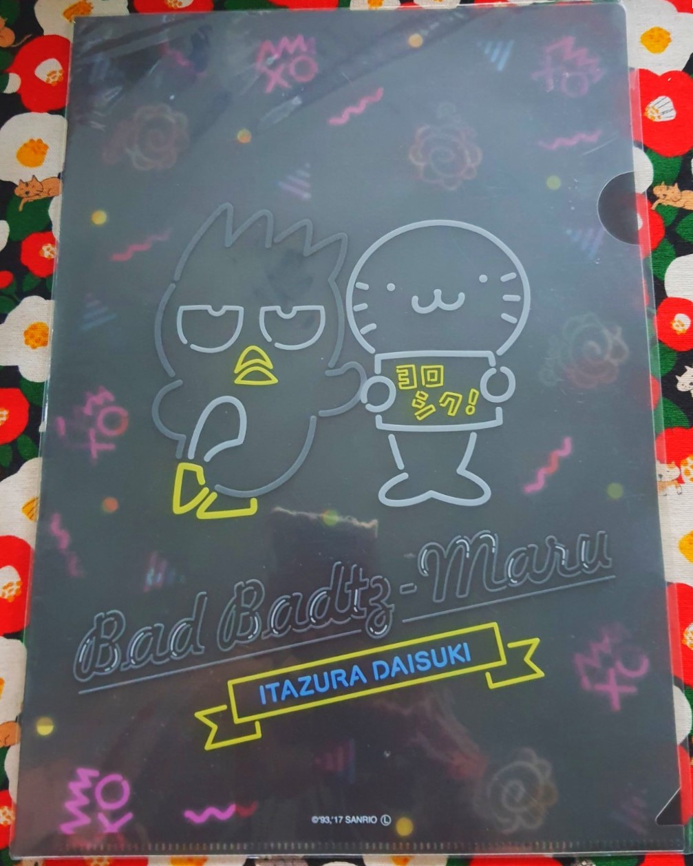 SANRIO Bad Badtz - Maru ITAZURA DAISUKI แฟ้ม A4 แบบสอด แบดแบตซ์มารุ แบตแบต ของแท้ ซานริโอ้ จากญี่ปุ่น น่ารักมากๆ MADE IN JAPAN