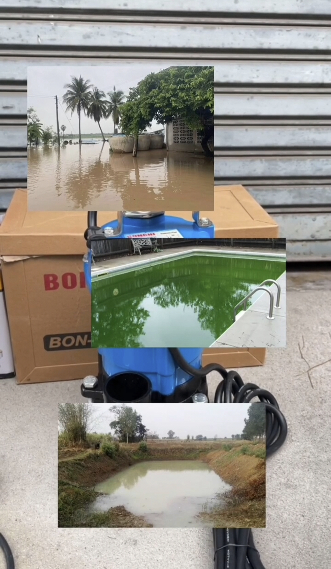 ปั๊มแช่ ไดโว่ มีให้เลือก 3 แบบ ยี่ห้อ BONCHI