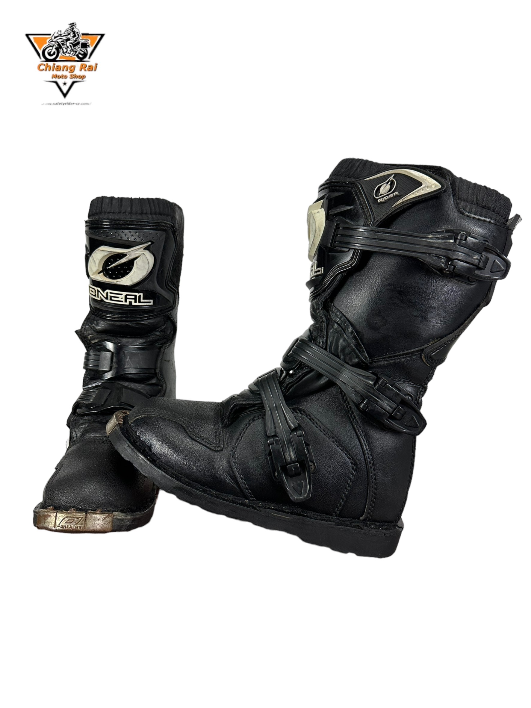 รองเท้าขี่มอเตอร์ไซด์( มือสอง) RCBS-220 Size ขนาดจากป้าย 34:EUR / 1.5:UK / 20:Cm.(ONEAL)