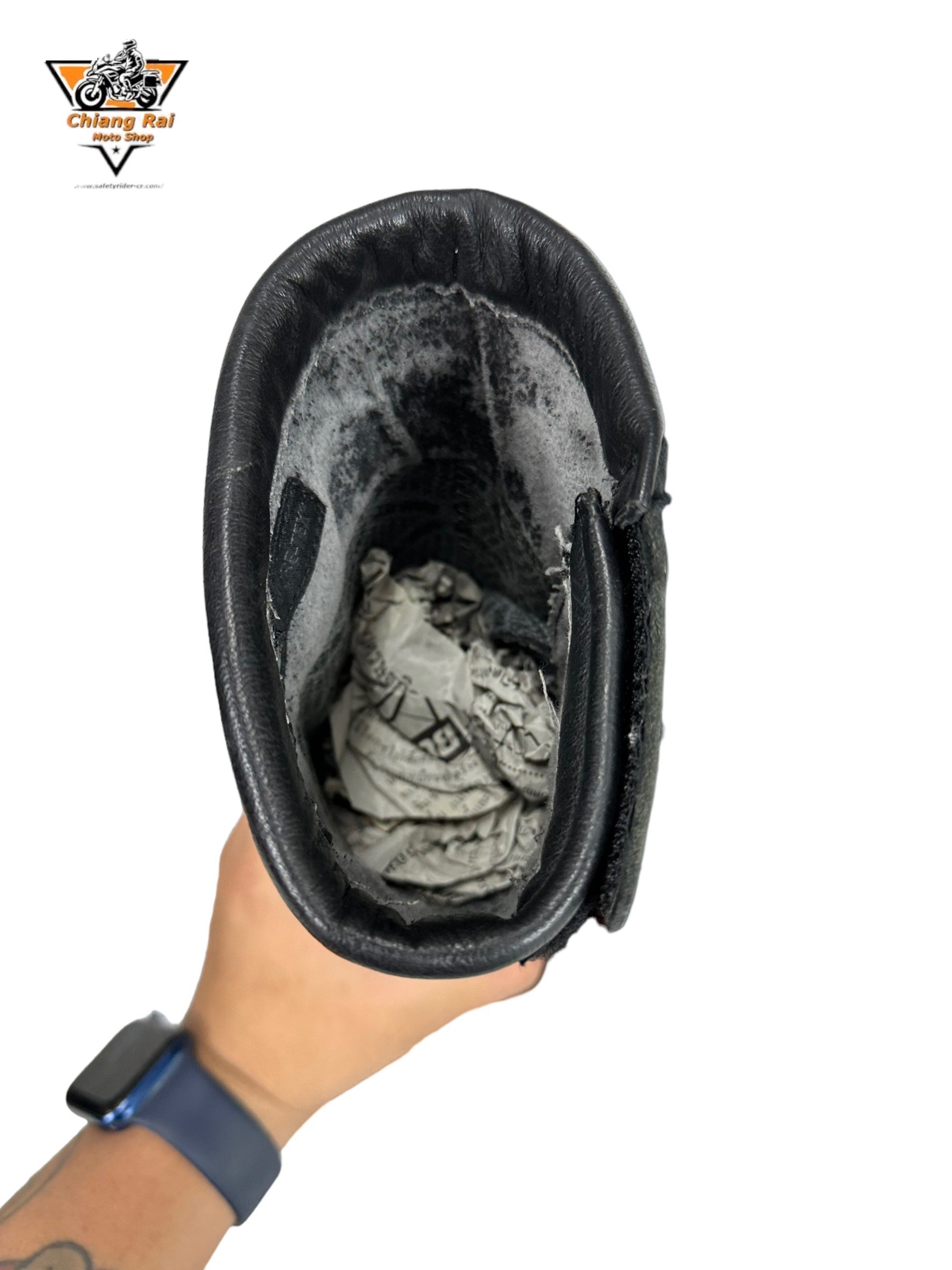 รองเท้าขี่มอเตอร์ไซด์( มือสอง) RCBS-367 Size ขนาดจากป้าย 38:EUR / 5.5:UK / 23.7:Cm.(dainese)