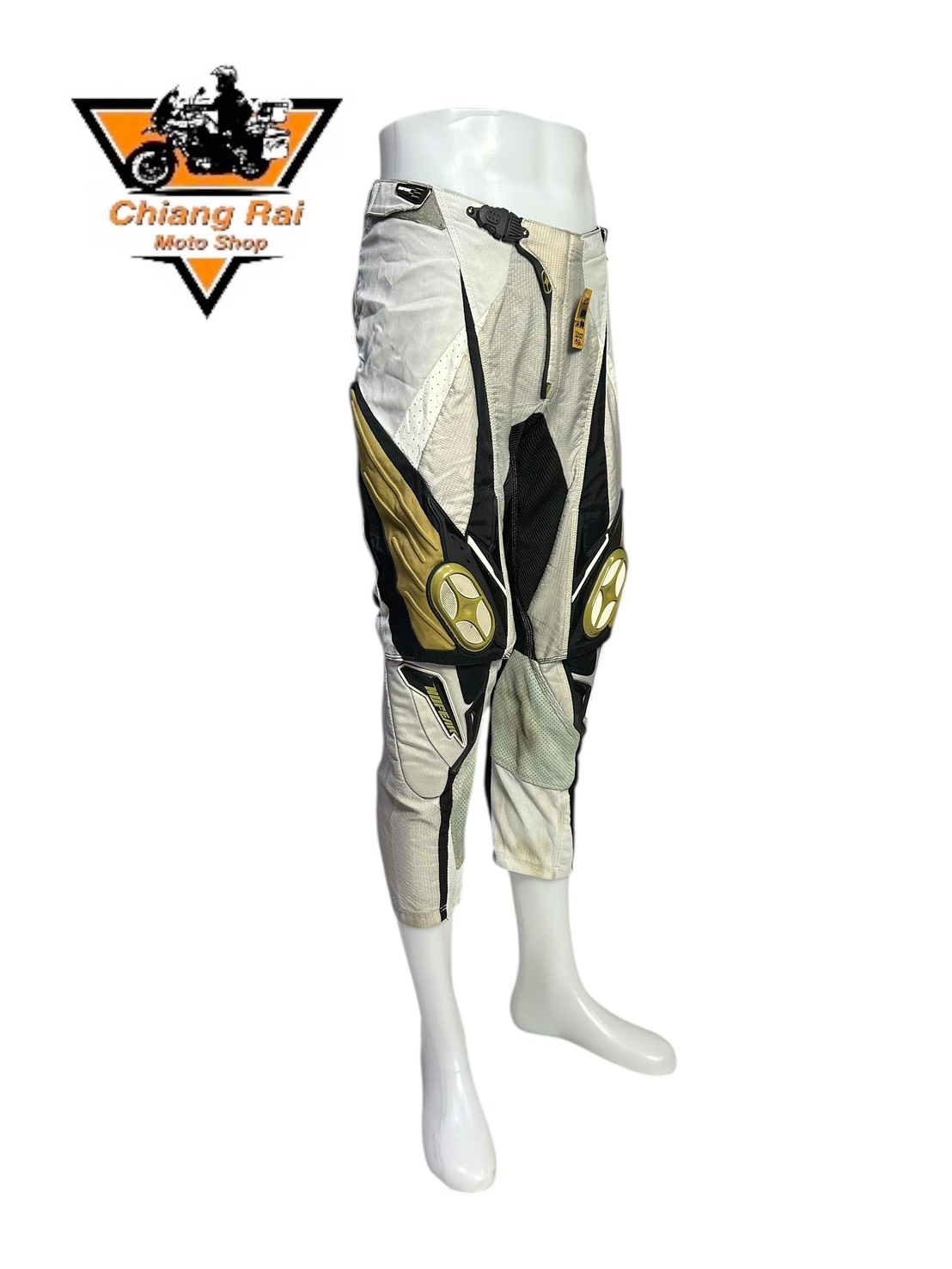 กางเกงขี่มอเตอร์ไซด์ ( มือสอง ) E&A 672: เอว 32" ยาว 27" **NOFEAR**