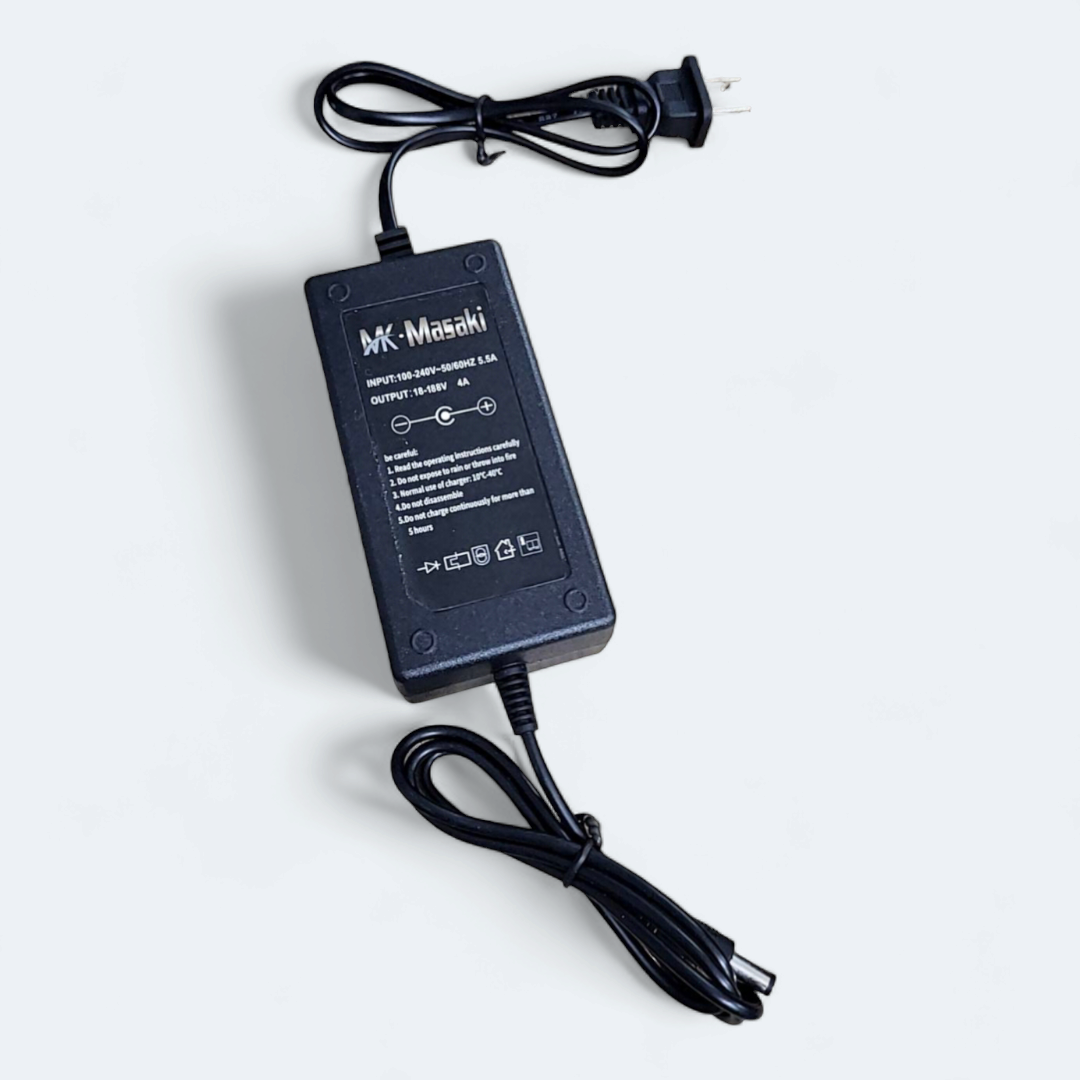 ที่ชาร์จแบตเตอรี่ ทรงสี่เหลี่ยมผืนผ้า (หัวกลม) สำหรับแบต ที่บรรจุถ่านข้างใน 5-10 ก้อน