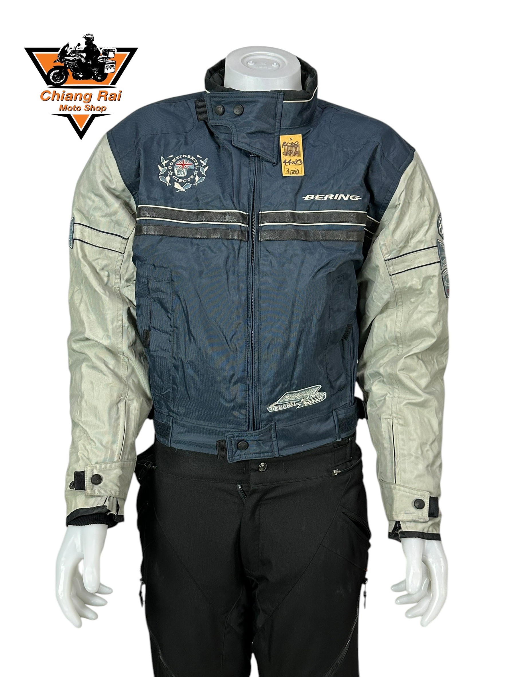 เสื้อขี่มอเตอร์ไซด์( มือสอง) CRSB 007 : อก 44" ยาว 23" (M) **BERING**